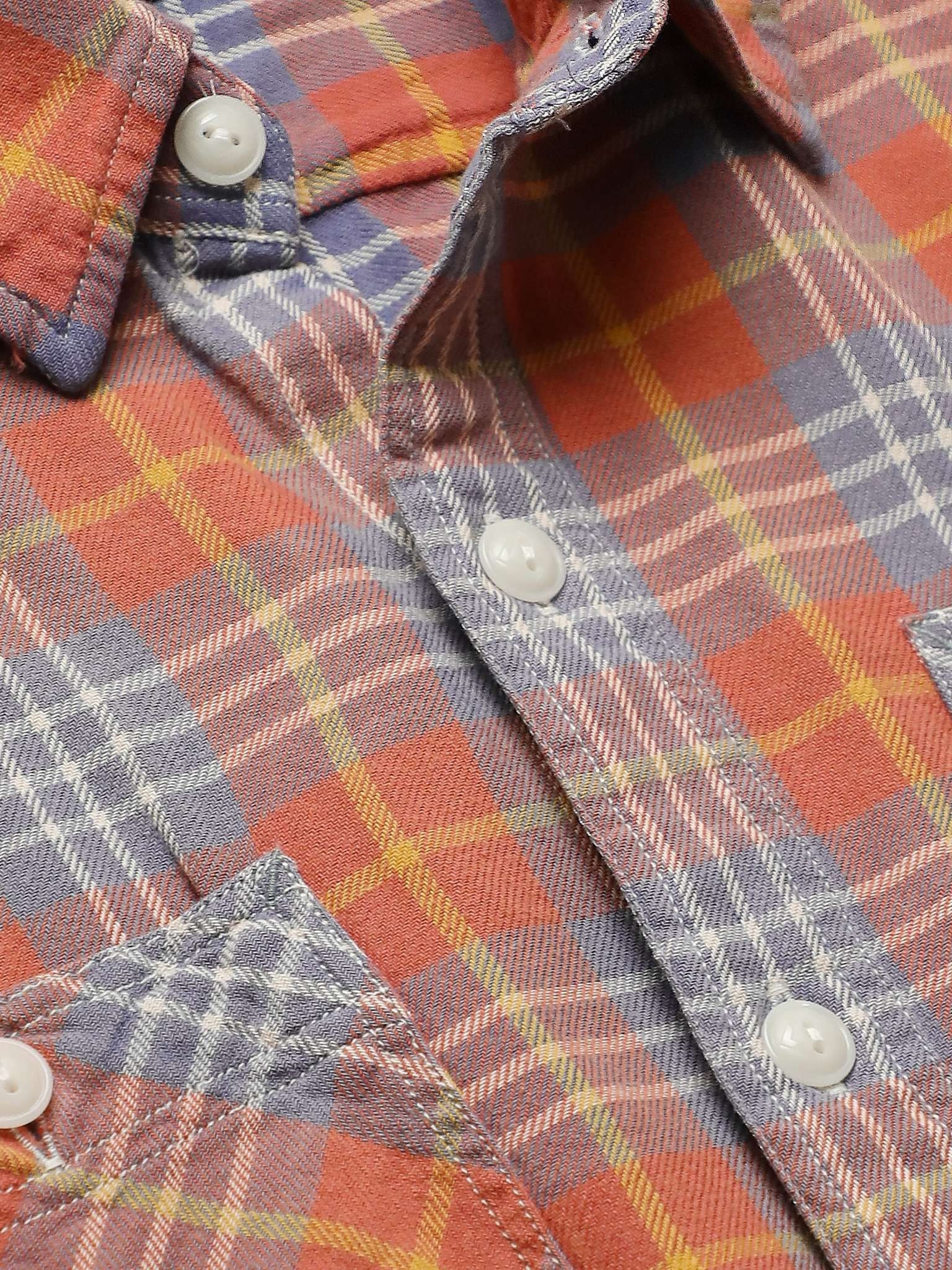 Checked Cotton-Twill Shirt - 5