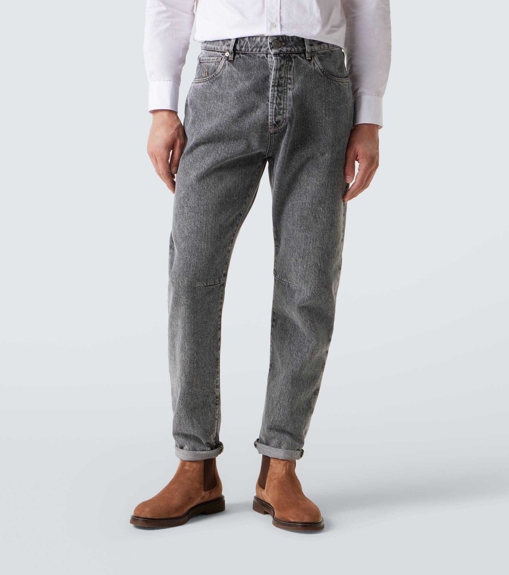 Mid-rise slim jeans - 3