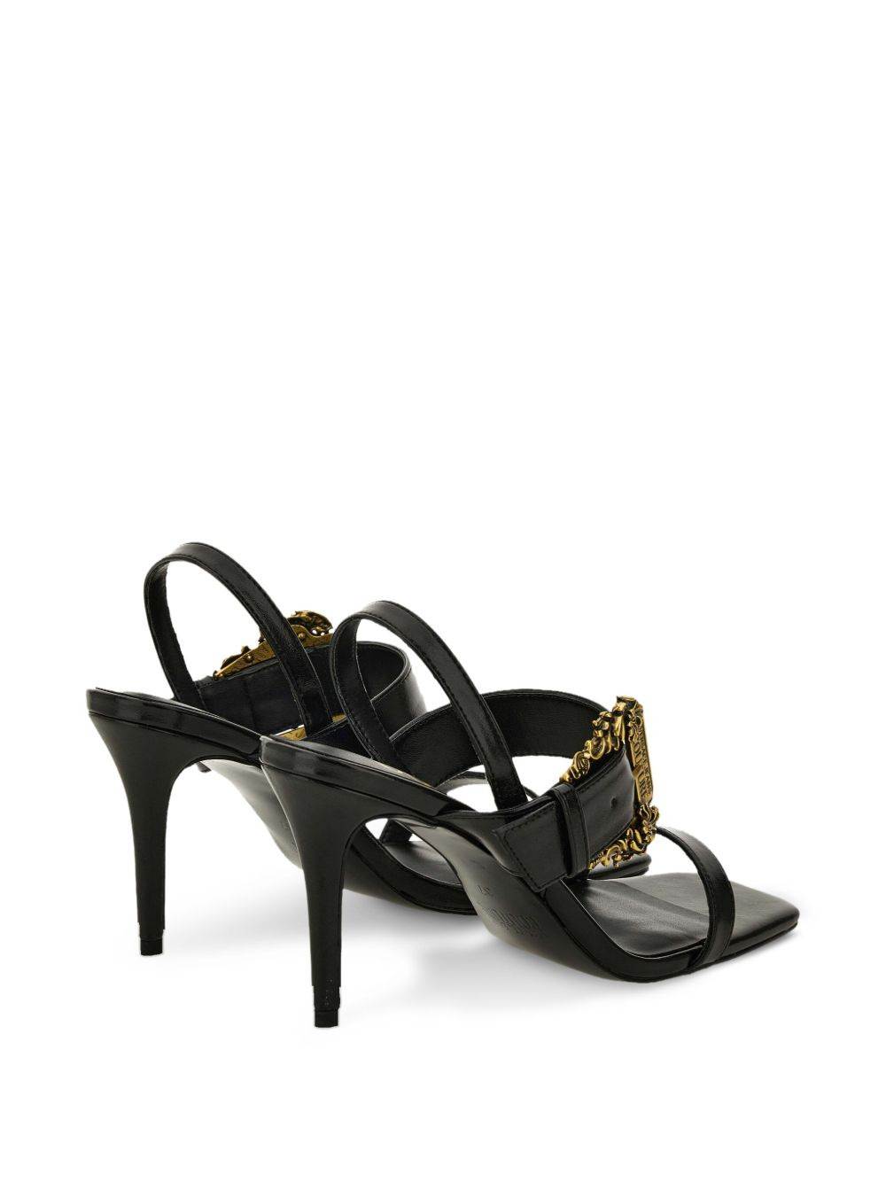 buckle-embellished heeled sandals - 2