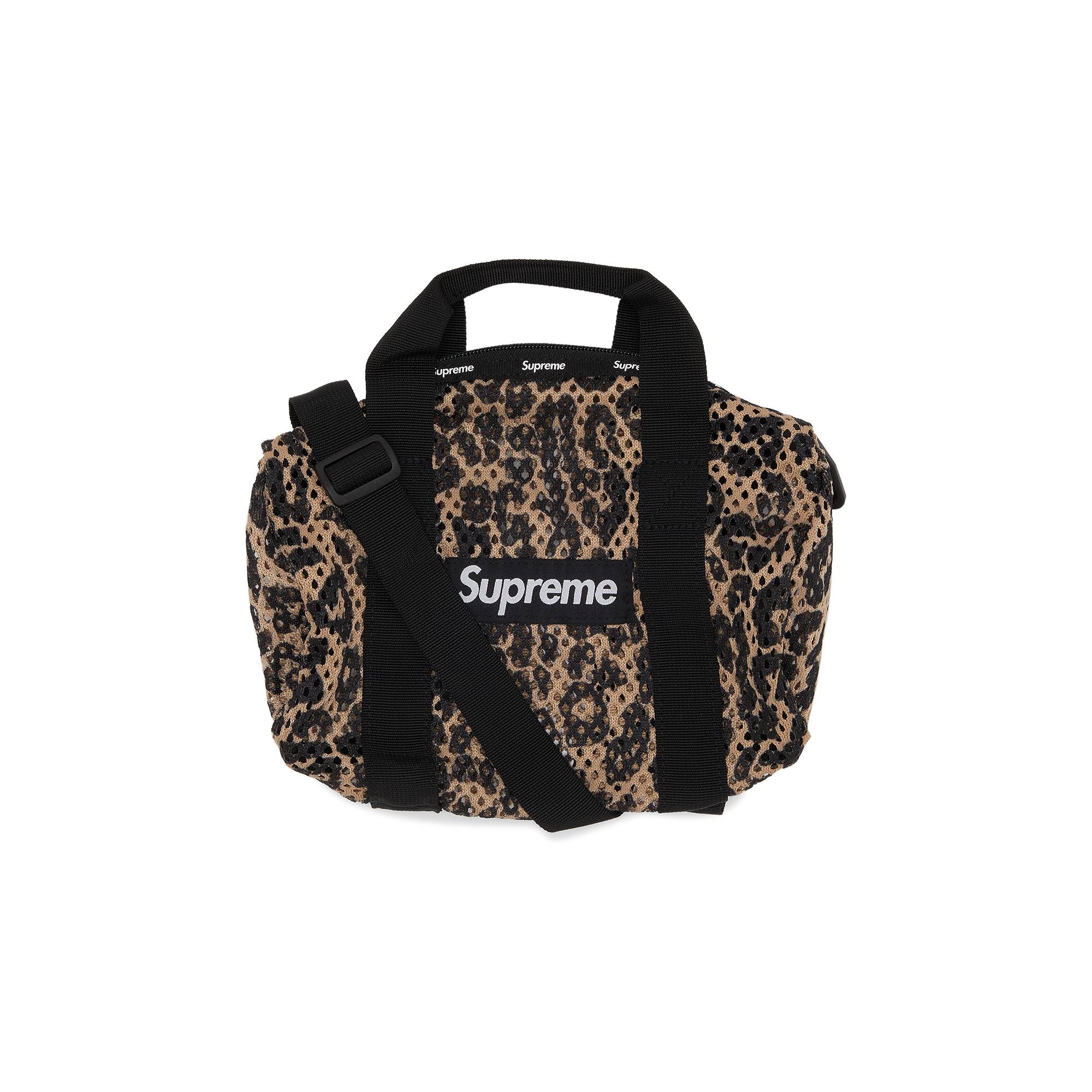 Supreme Mesh Mini Duffle Bag 'Leopard' - 1