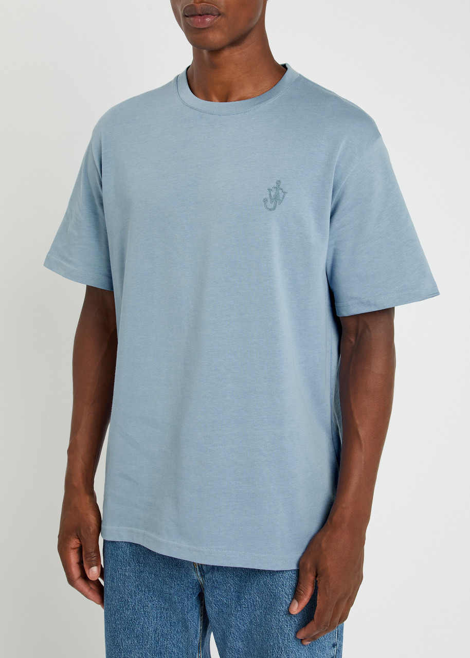 JW Anderson Anchor Embroidered Cotton T-shirt - 2