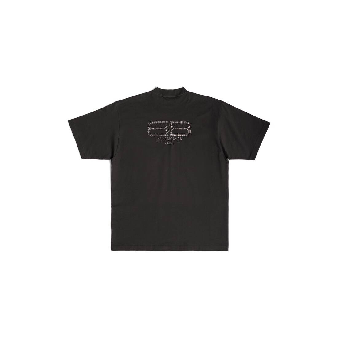 Bb Paris Strass T-shirt Medium Fit in Black Faded - 2