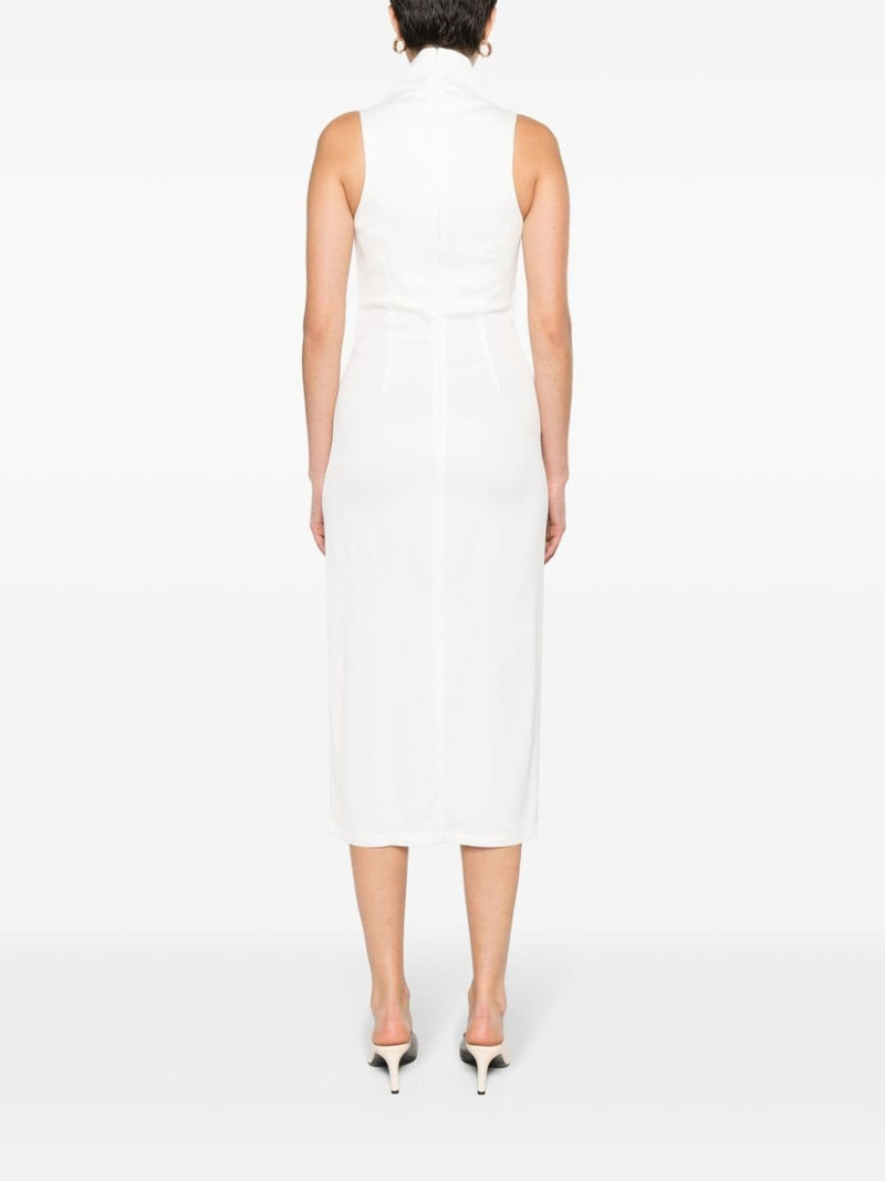 cut-out sleeveless midi dress 4