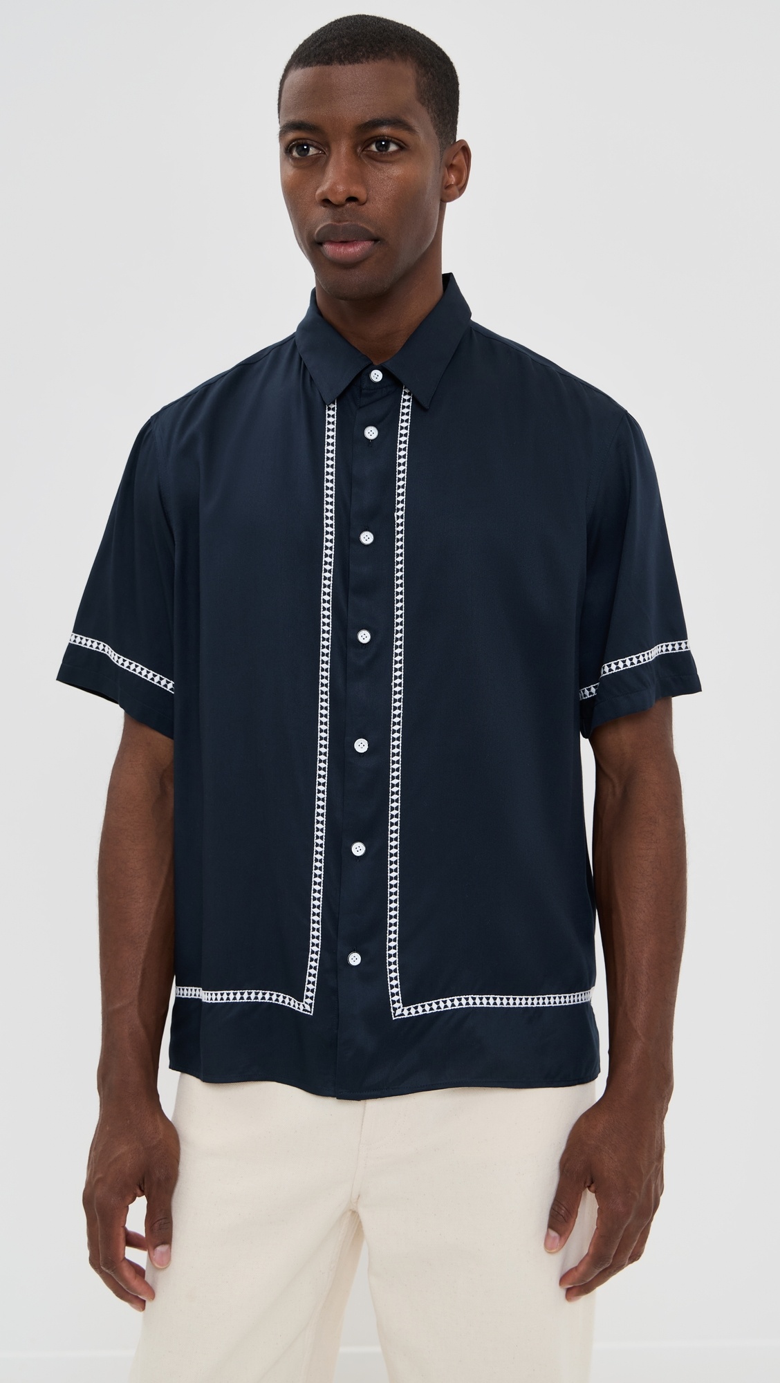 Dalton Embroidered Shirt - 6