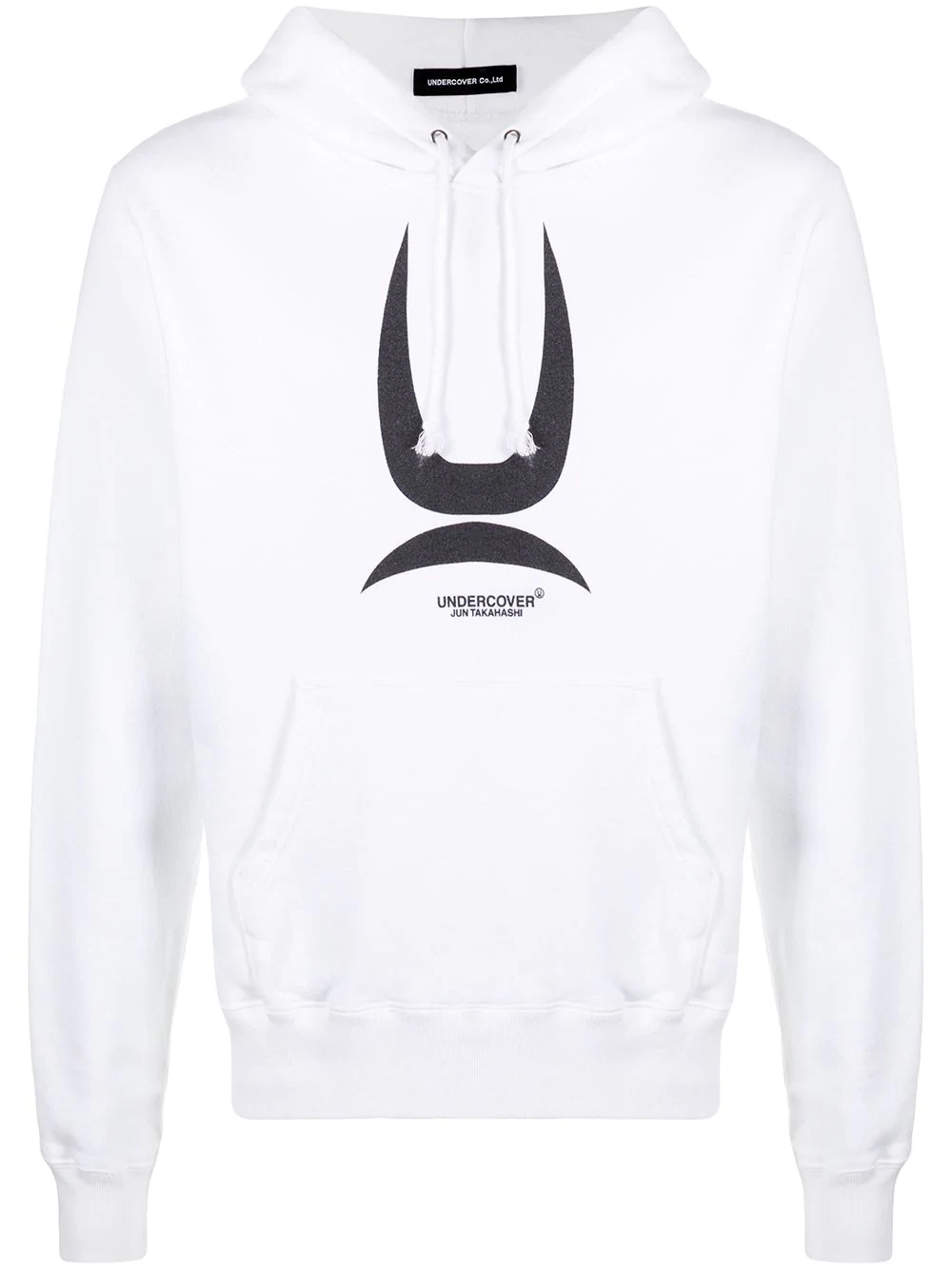 logo drawstring hoodie - 1