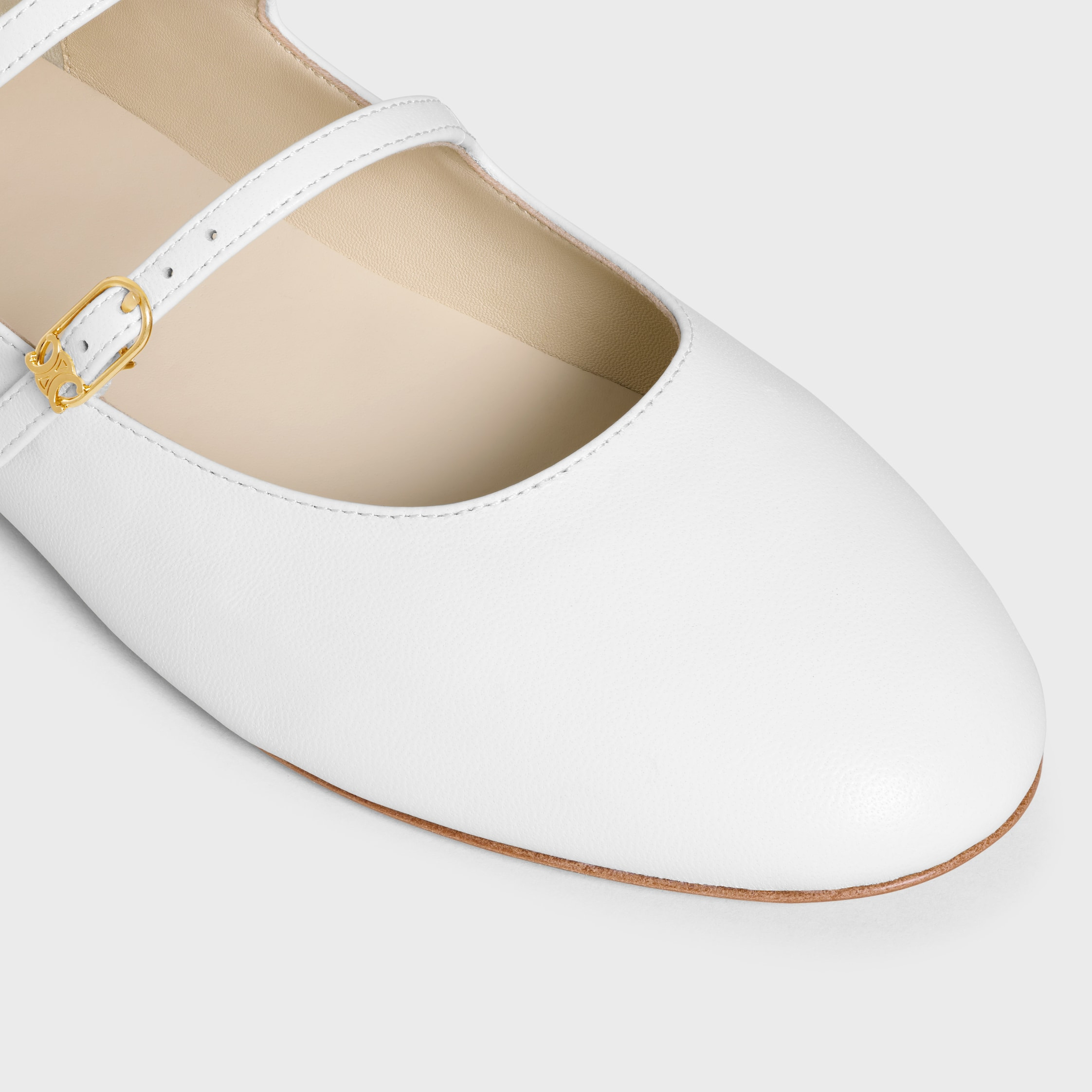 LES BALLERINES CELINE DOUBLE STRAP IN LAMBSKIN - 4