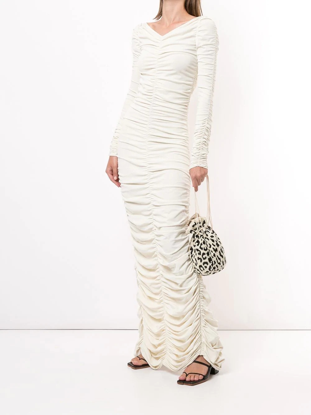 Lana ruched long dress - 2