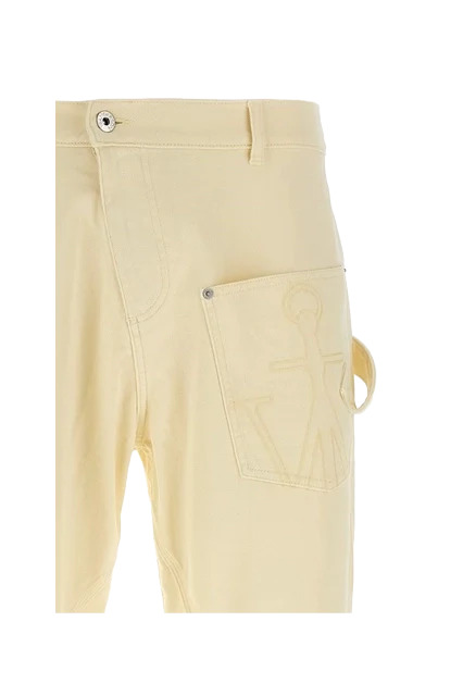 JW Anderson Twisted Workwear Trousers Lemon - 3