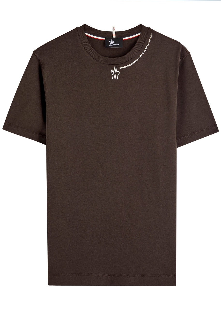 Moncler Grenoble Logo-appliquéd Cotton T-shirt - 1