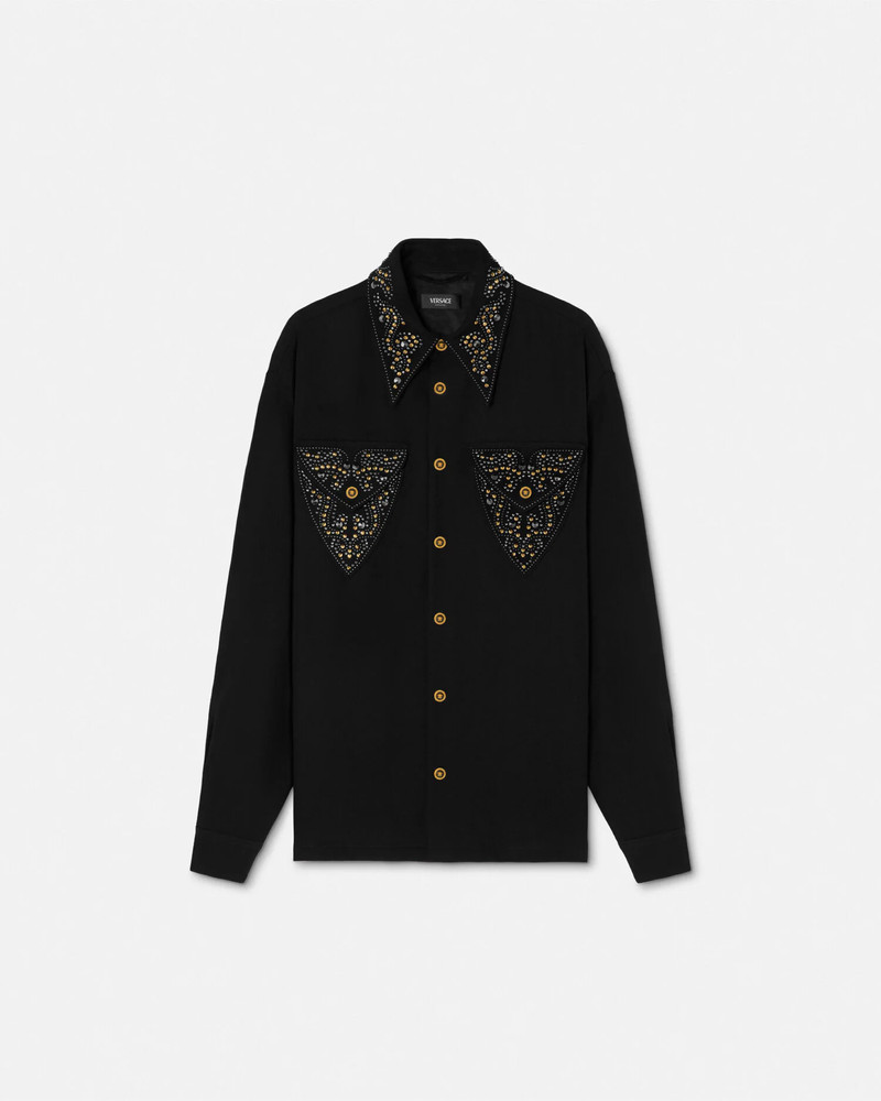 Studded Wool Overshirt 1