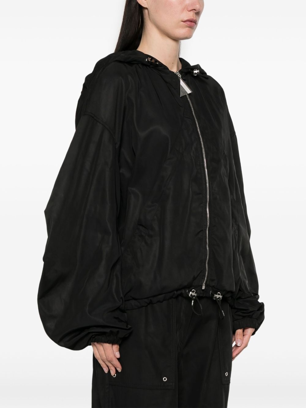 hooded bomber jacket - 3