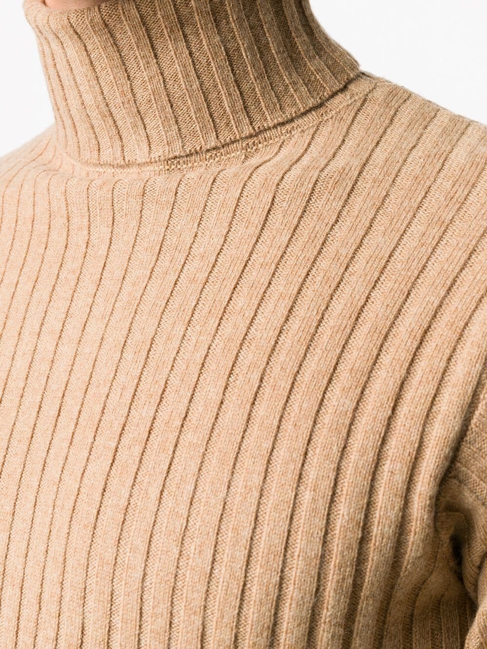 ribbed rollneck jumper - 5