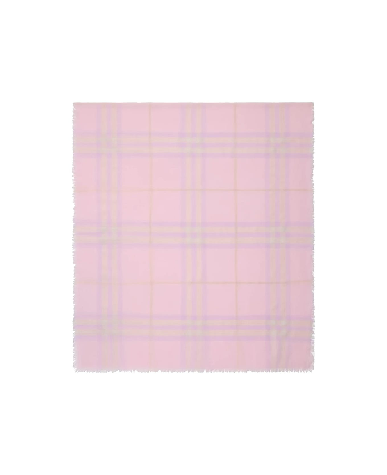 'check' Wool Scarf - 2