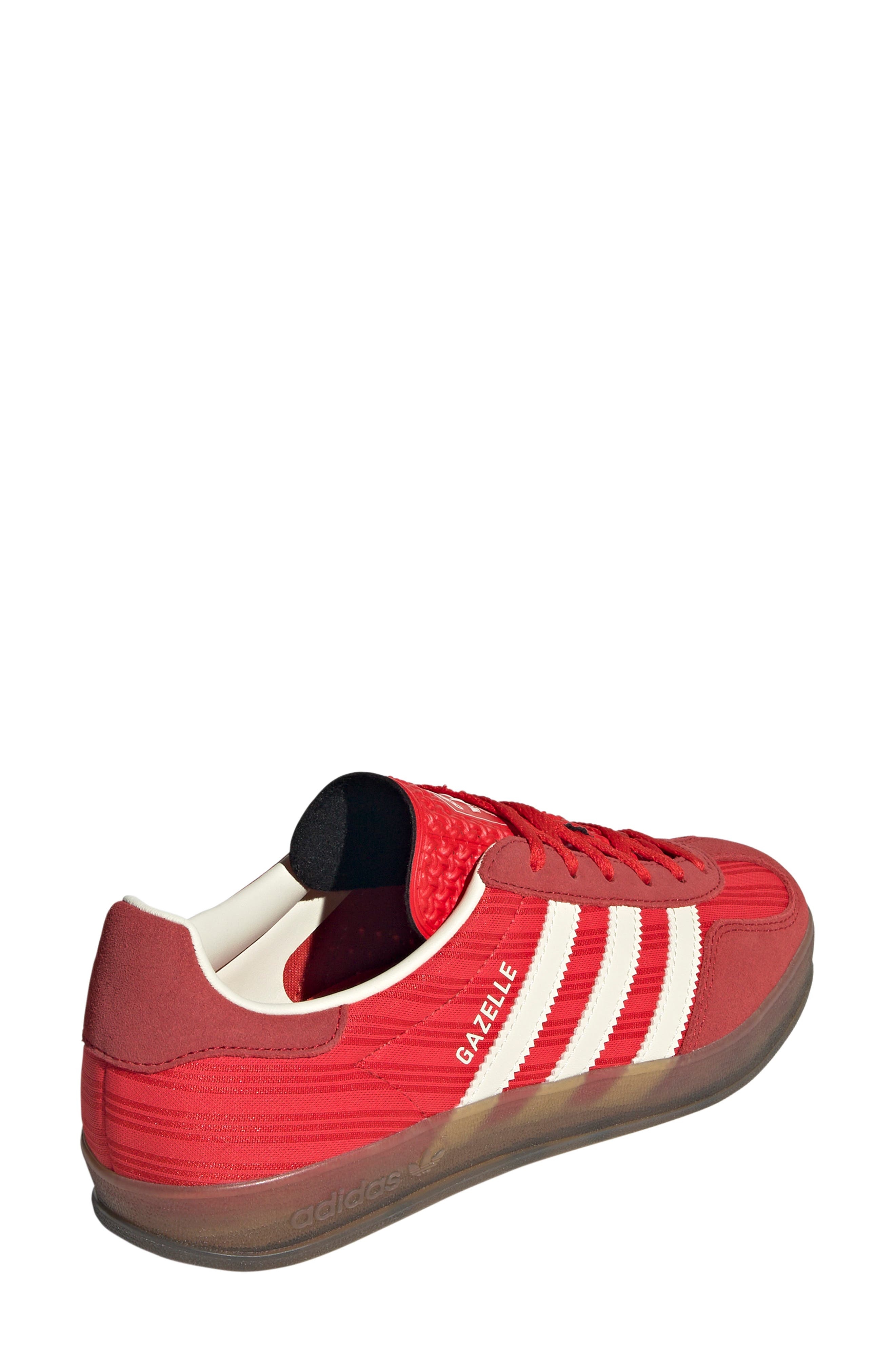 adidas Gazelle Indoor Sneaker in Red/Scarlet/Cream White at Nordstrom - 2