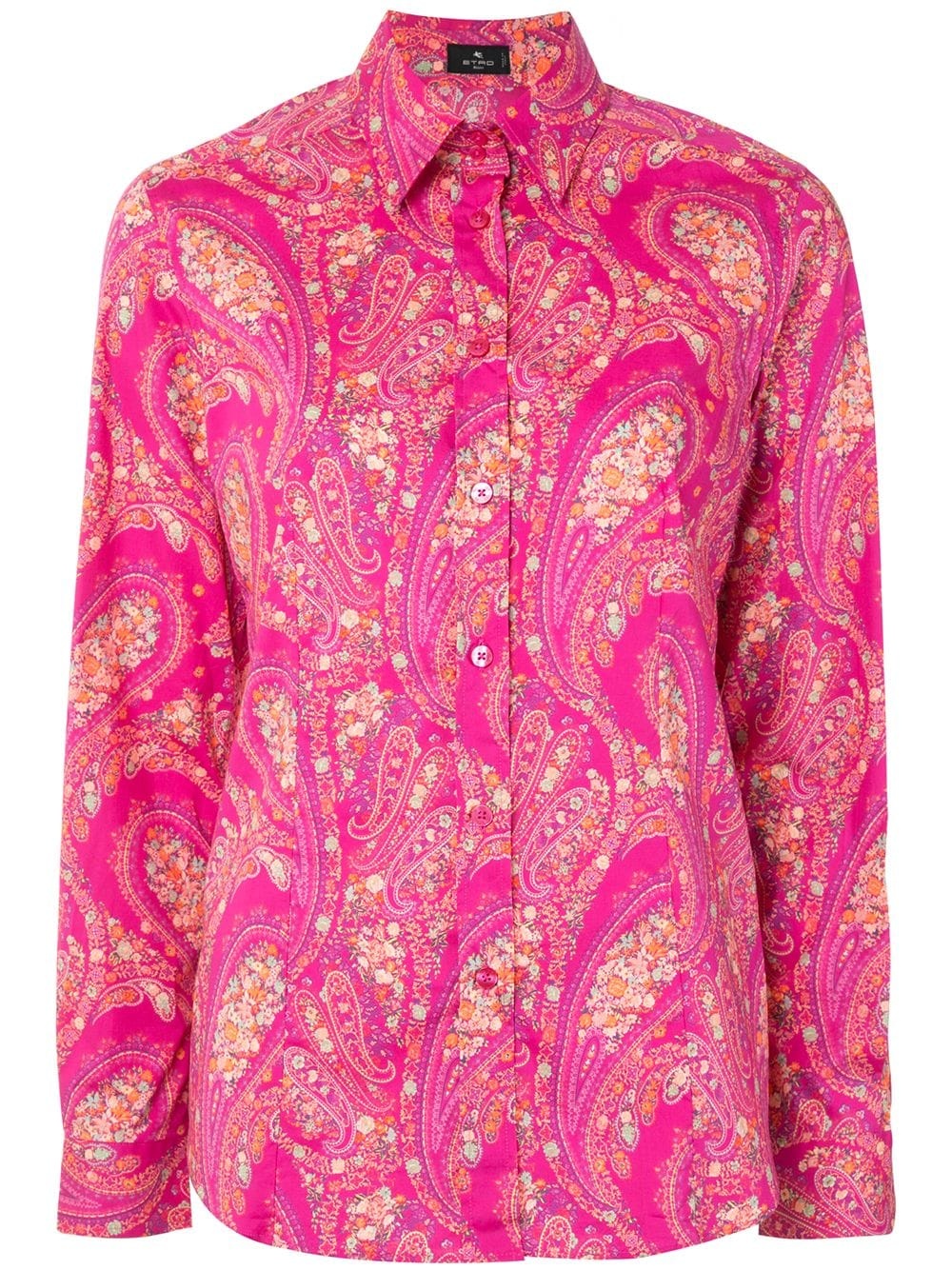 paisley fitted shirt - 1