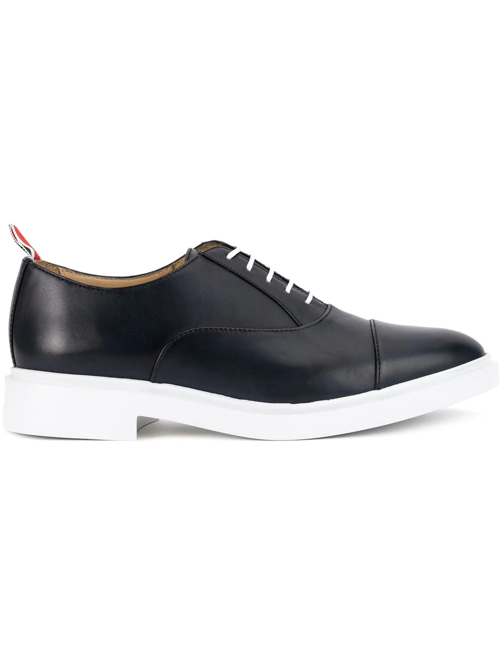 contrast sole Oxford shoes - 1