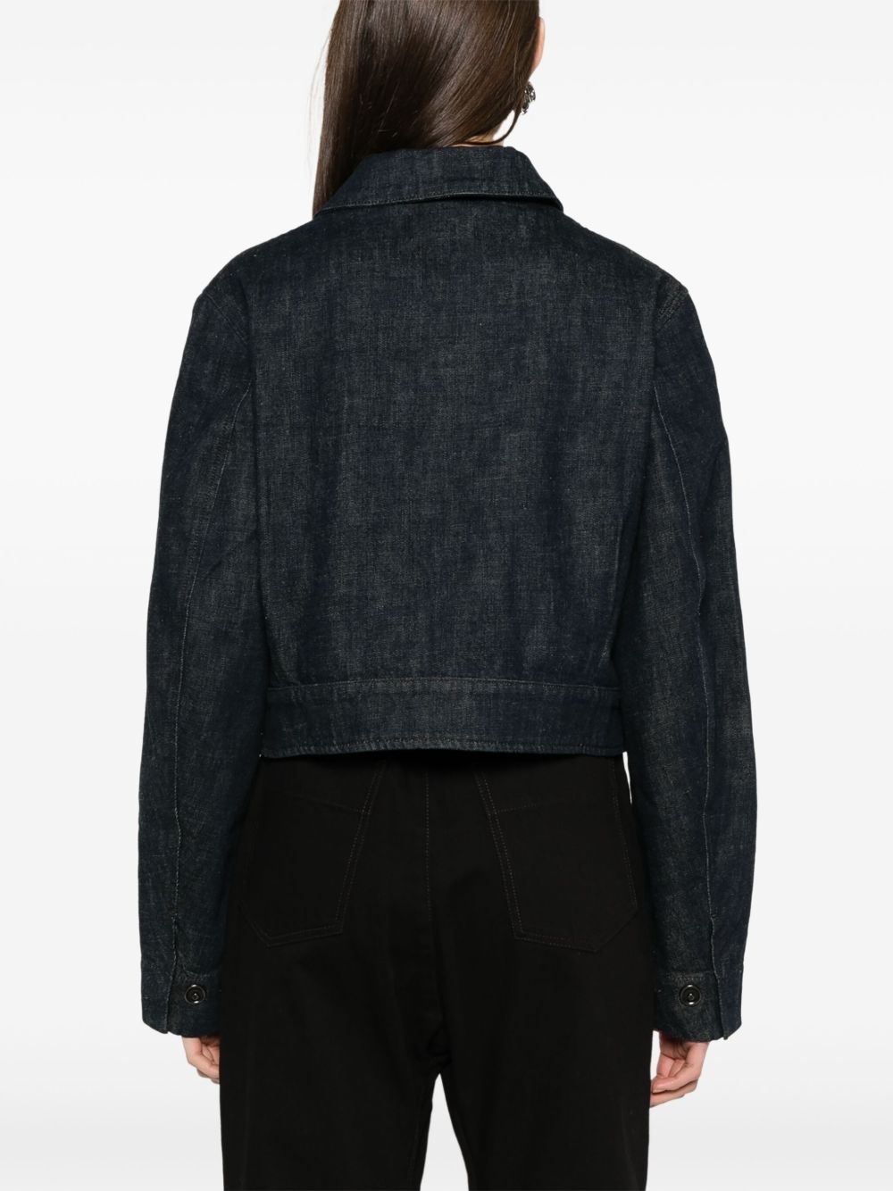 Two Pocket cropped jacket - 4