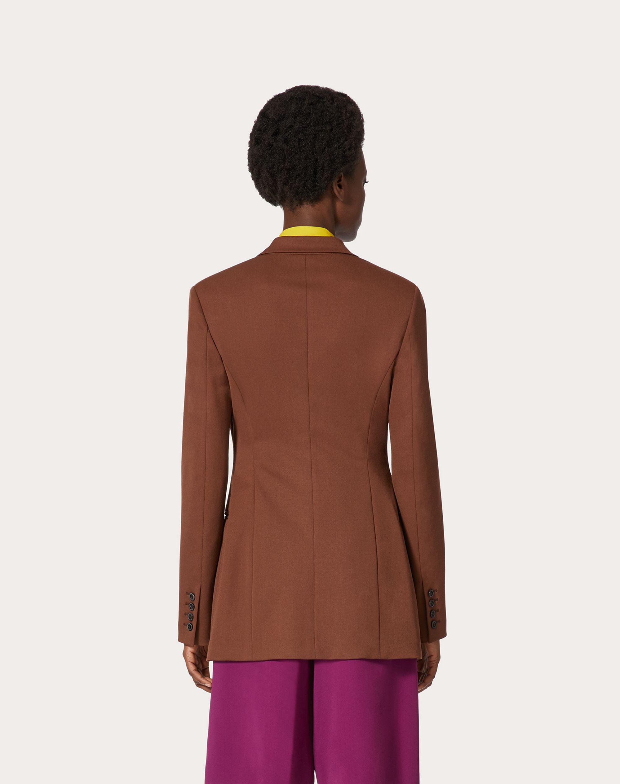 BLAZER IN STRETCH WOOL - 4