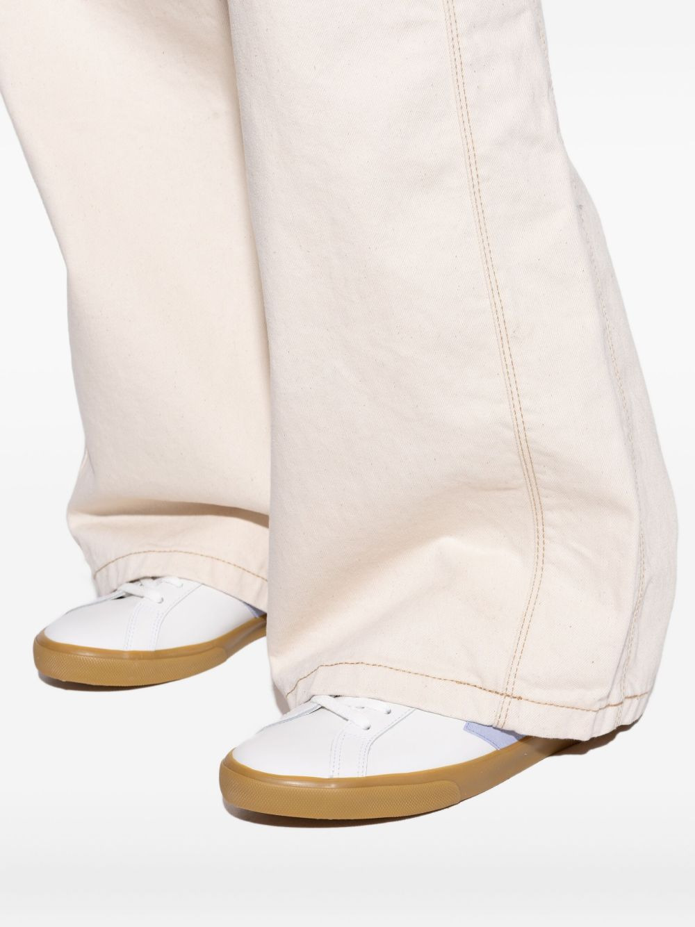 Esplar leather lace-up sneakers - 5