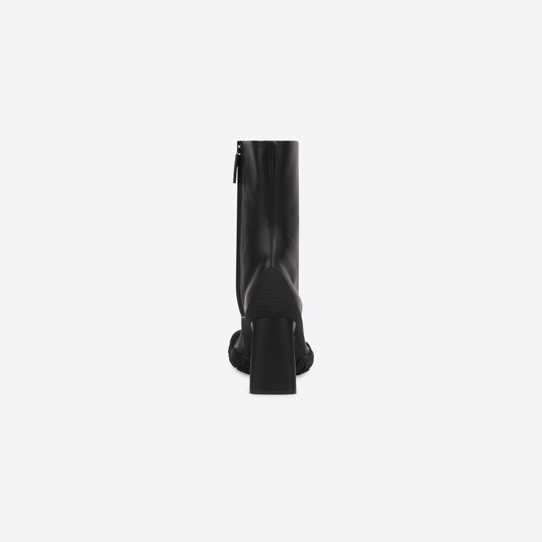 Women's Heeled Toe 80mm Bootie in Black - 4