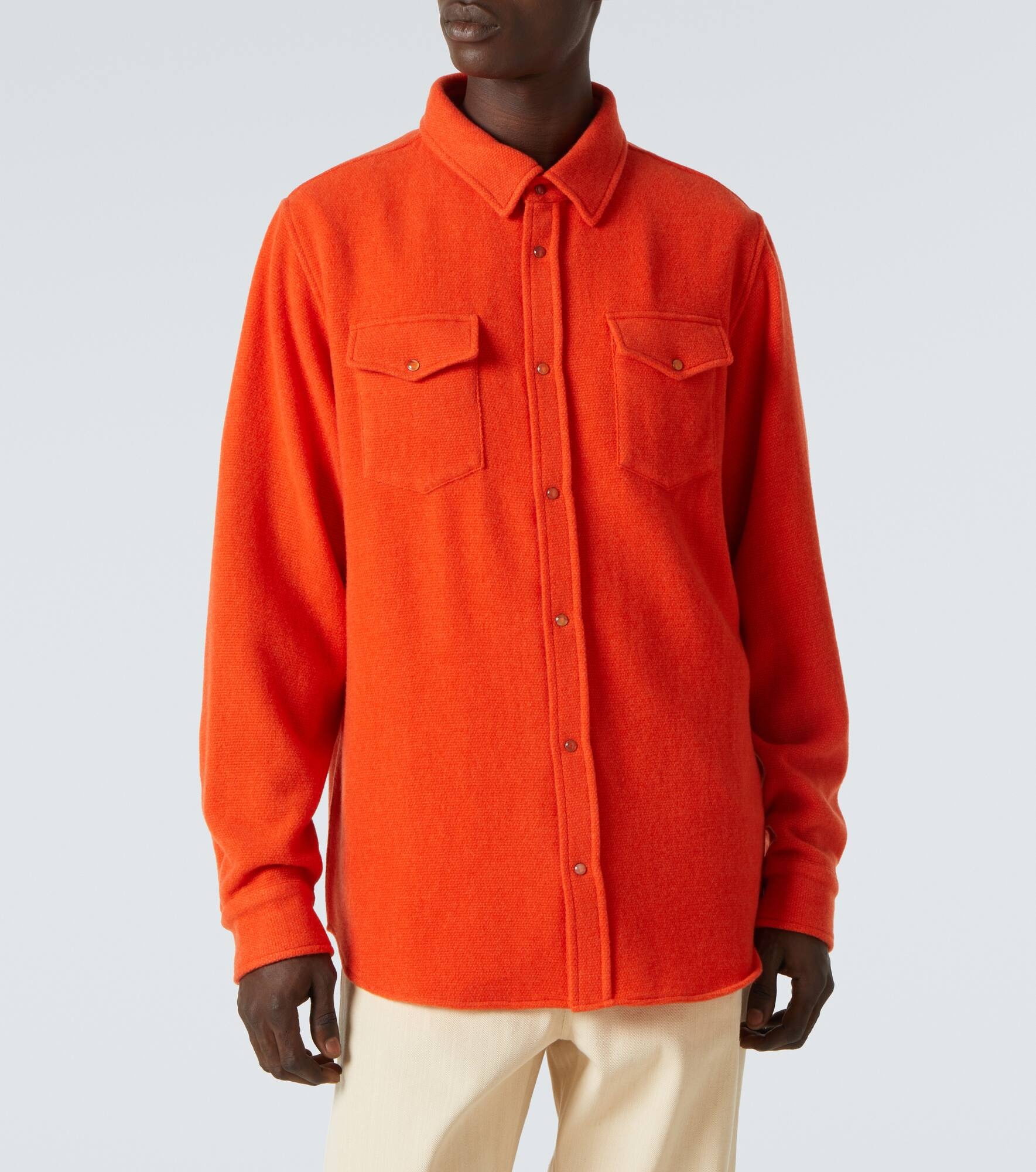 Fire cashmere shirt - 3
