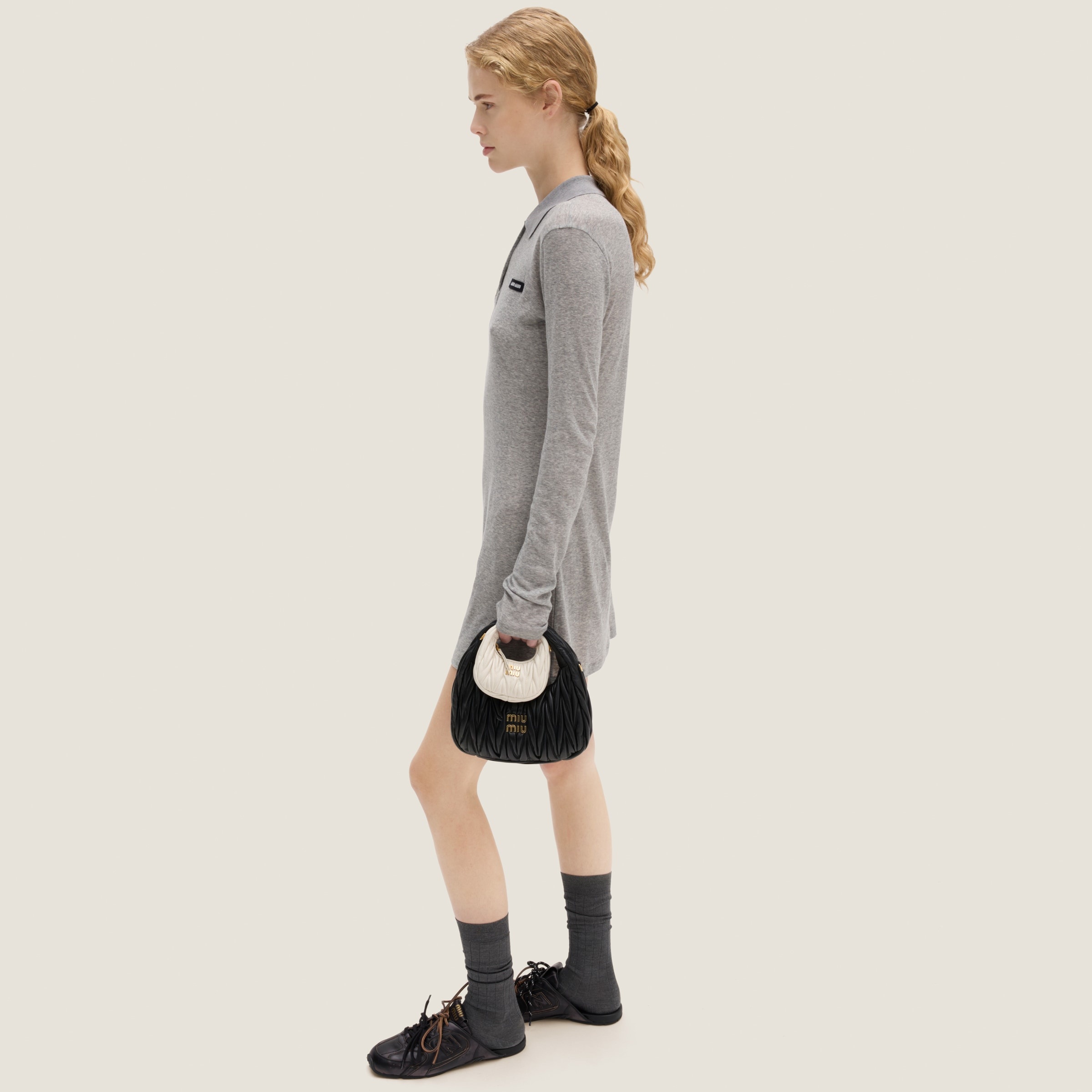 Ribbed jersey mini-dress - 5