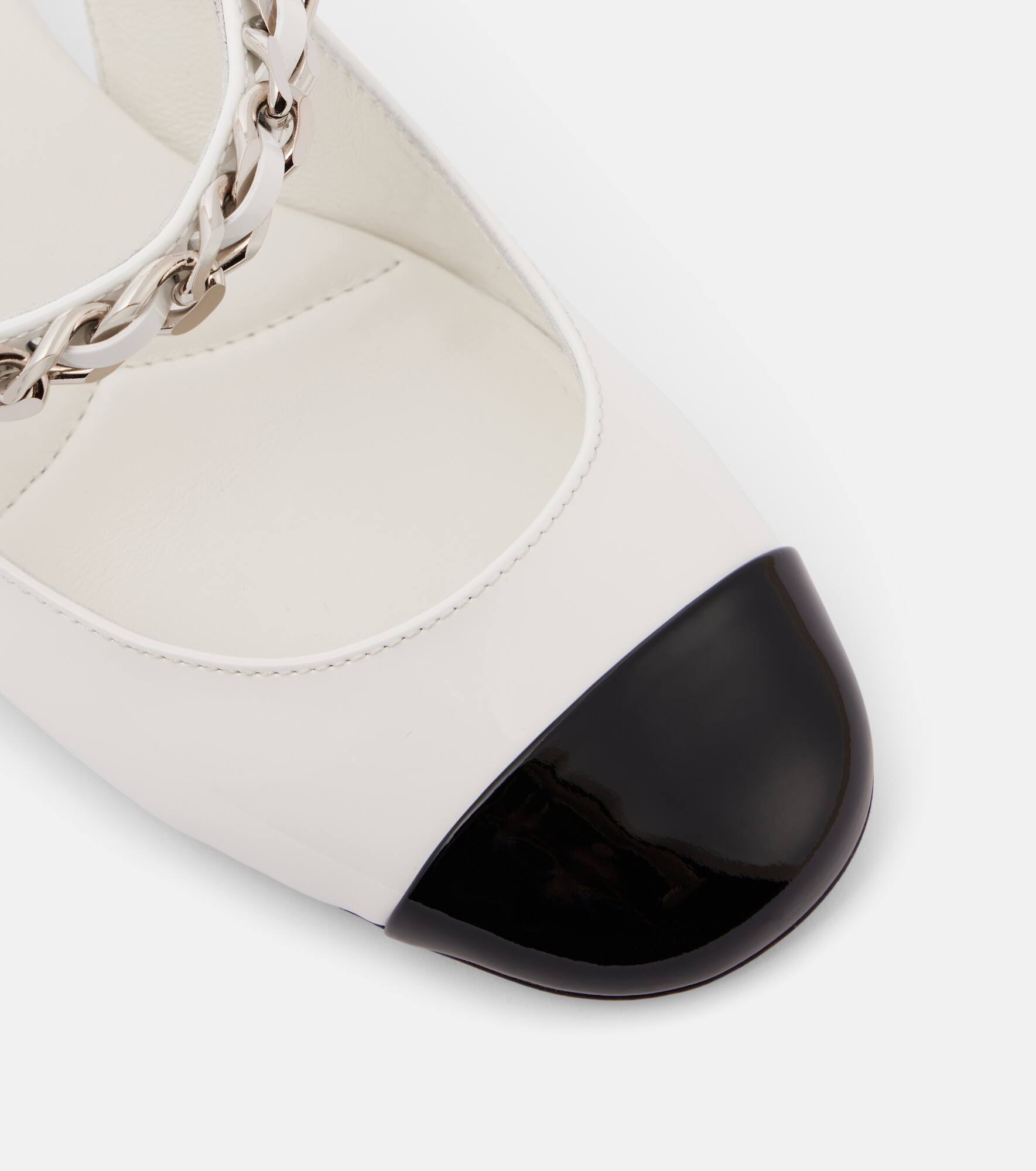 Patent leather slingback pumps - 5