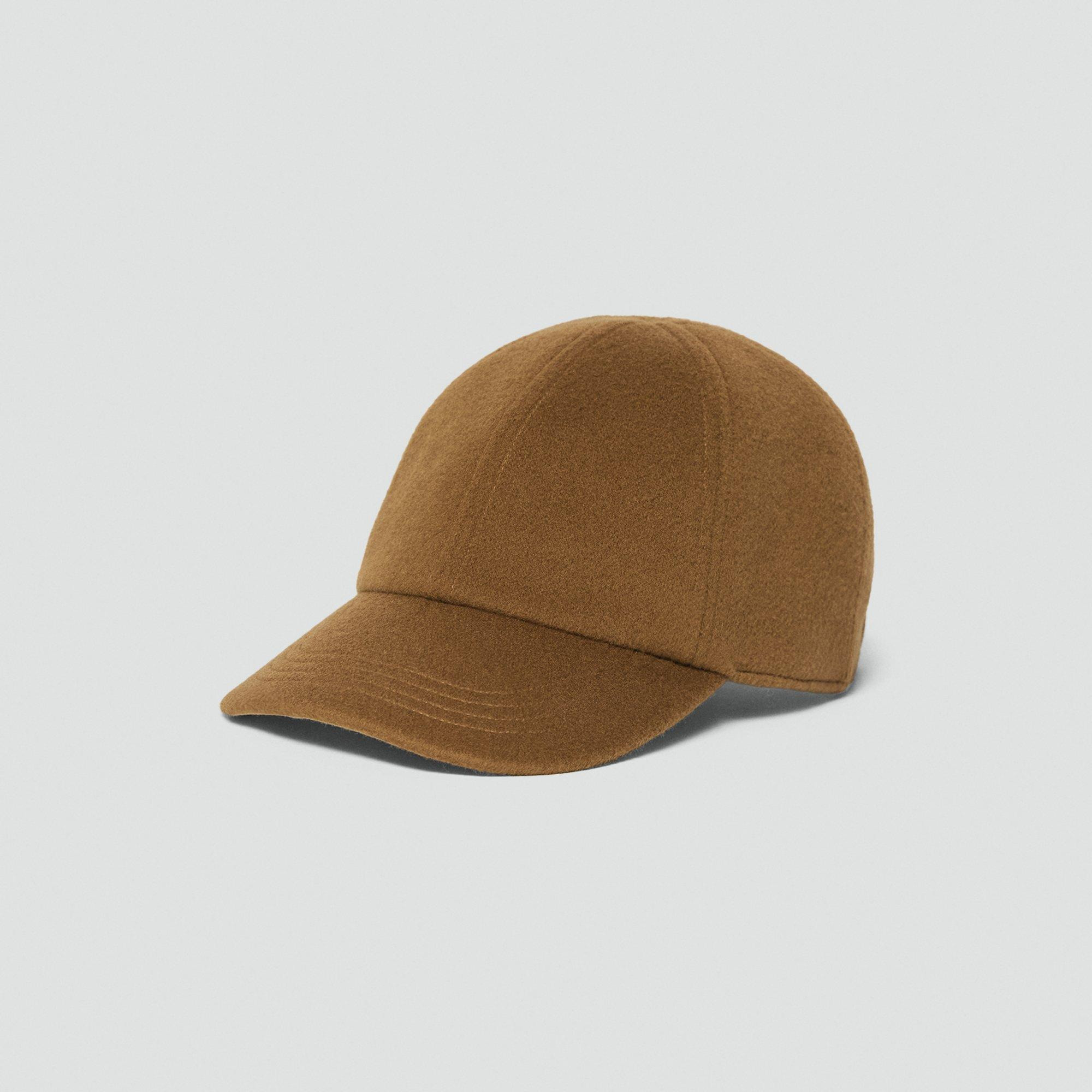 Baseball Cap in Double-Face Wool-Cashmere - 1