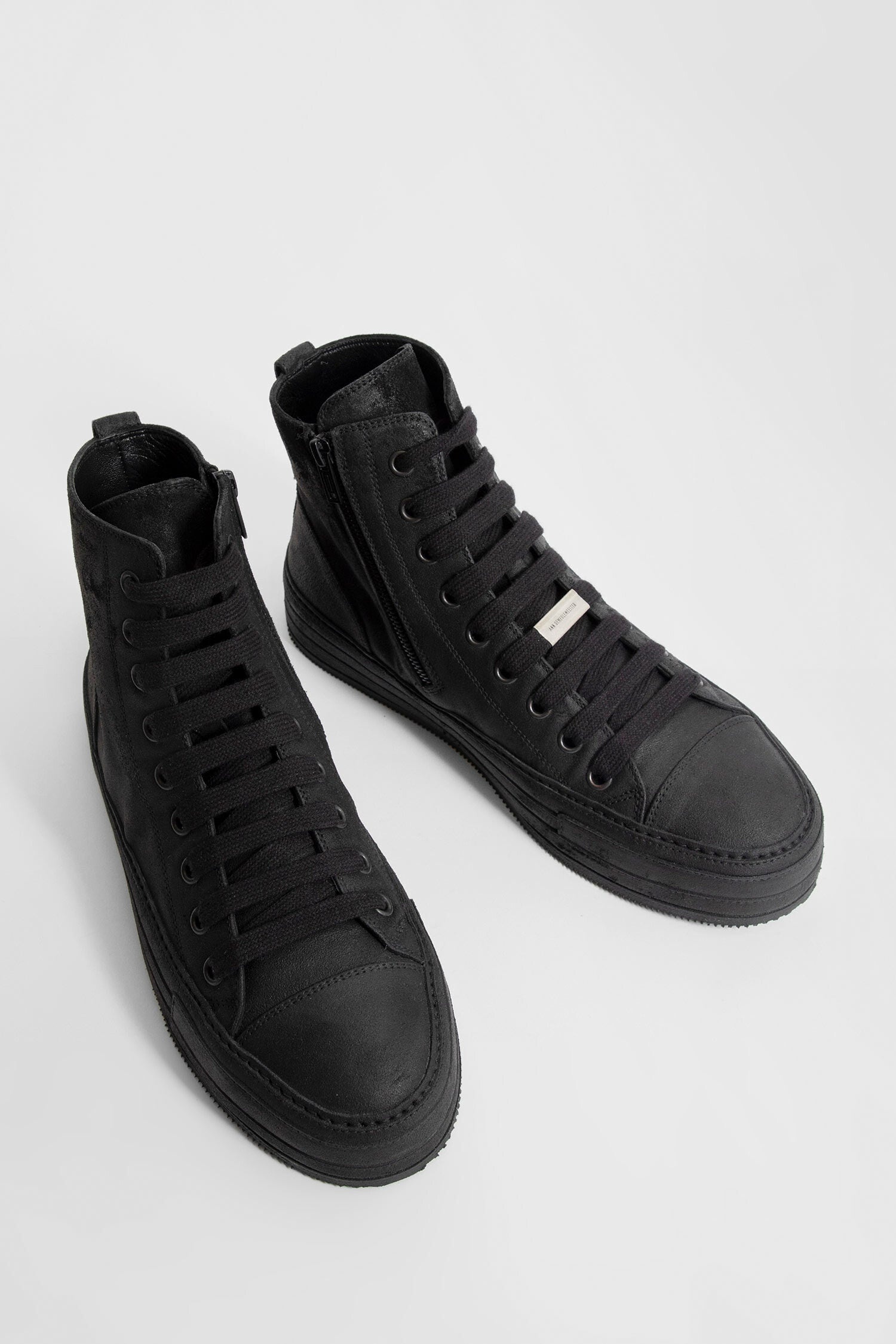 ANN DEMEULEMEESTER MAN BLACK SNEAKERS - 6