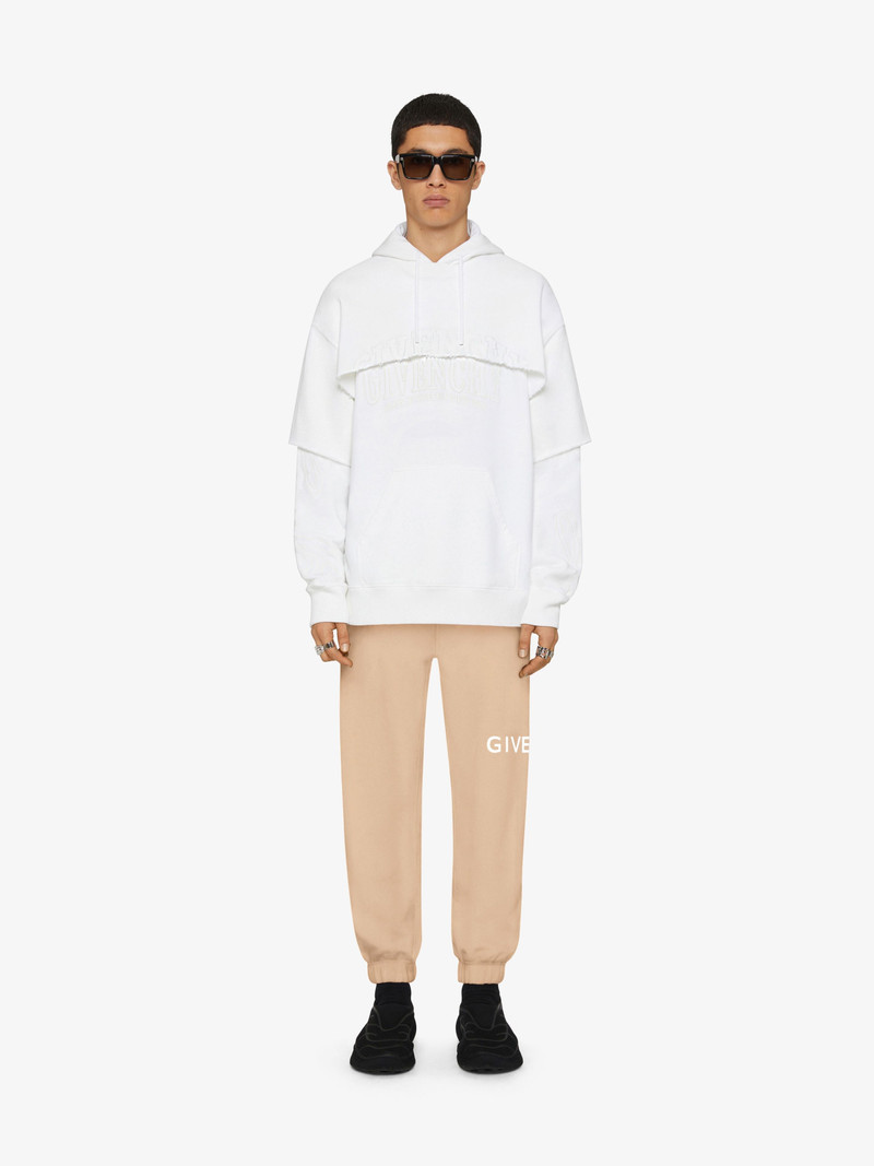 Givenchy GIVENCHY ARCHETYPE SLIM FIT JOGGER PANTS IN FLEECE outlook
