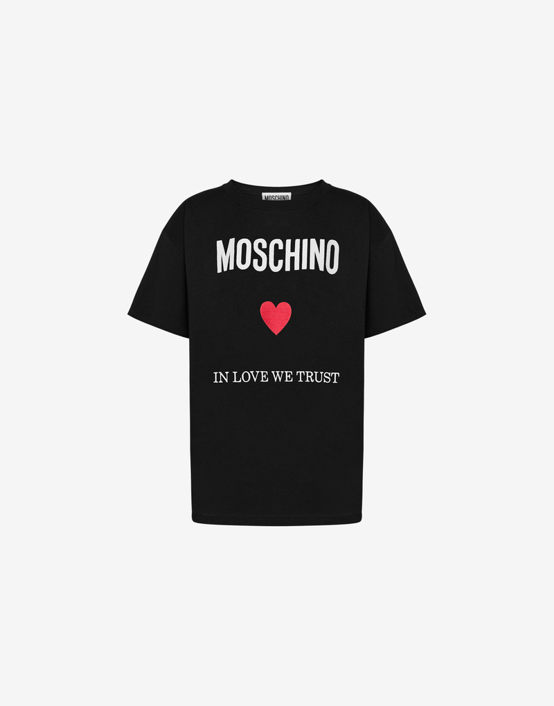 IN LOVE WE TRUST ORGANIC JERSEY T-SHIRT - 1