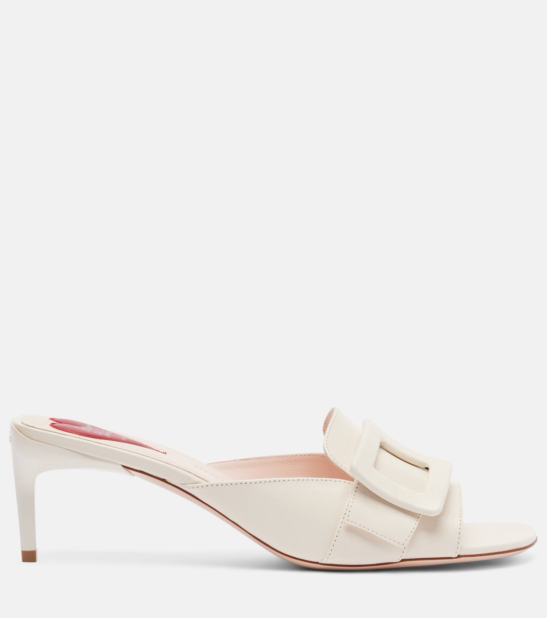 Viv‘ Choc leather mules - 4