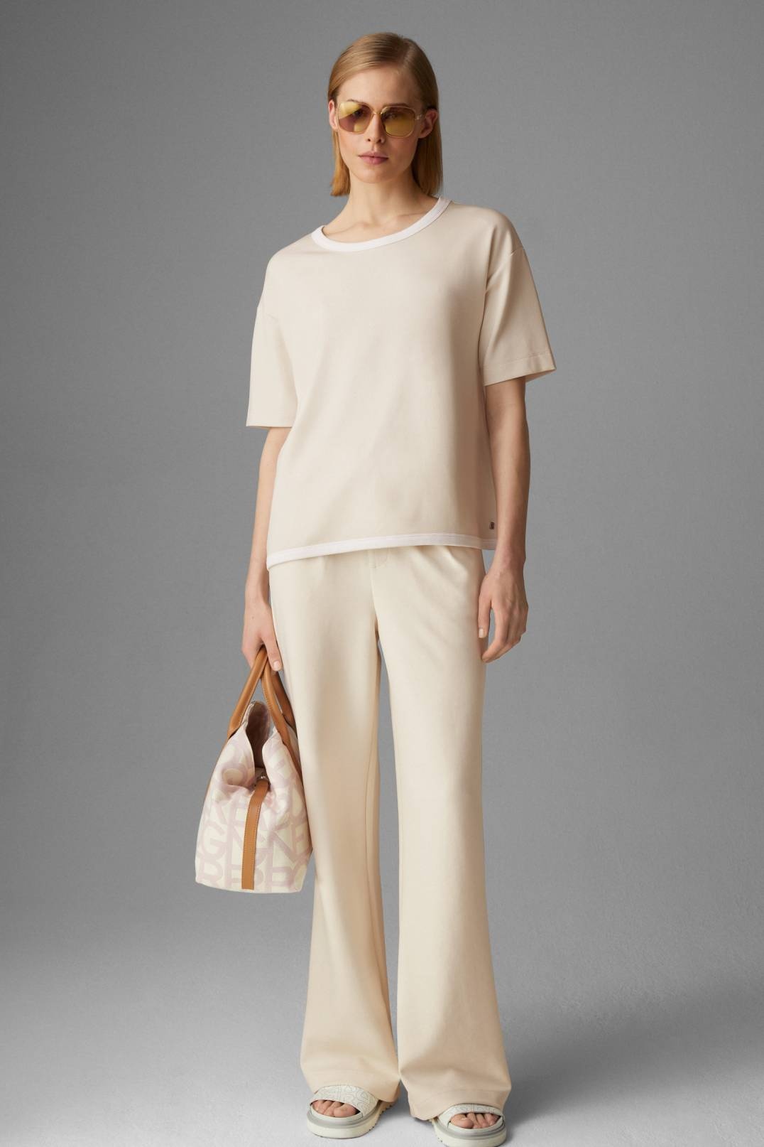 PANY THERESA TOTE BAG IN SAND/ROSE - 7