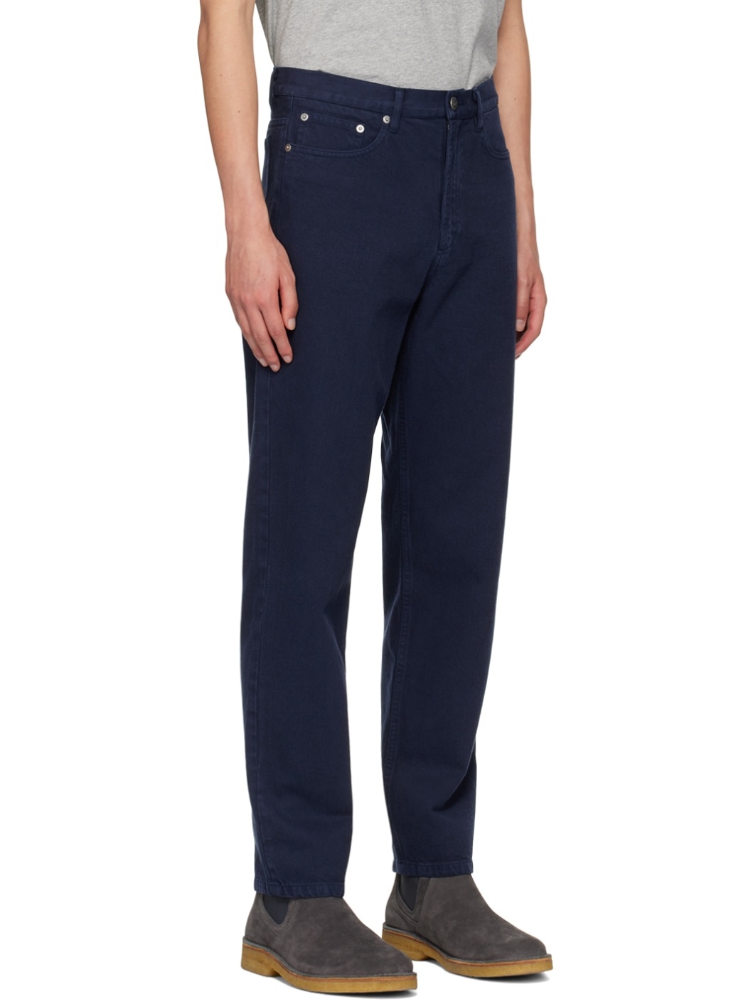 Navy Martin Jeans - 4