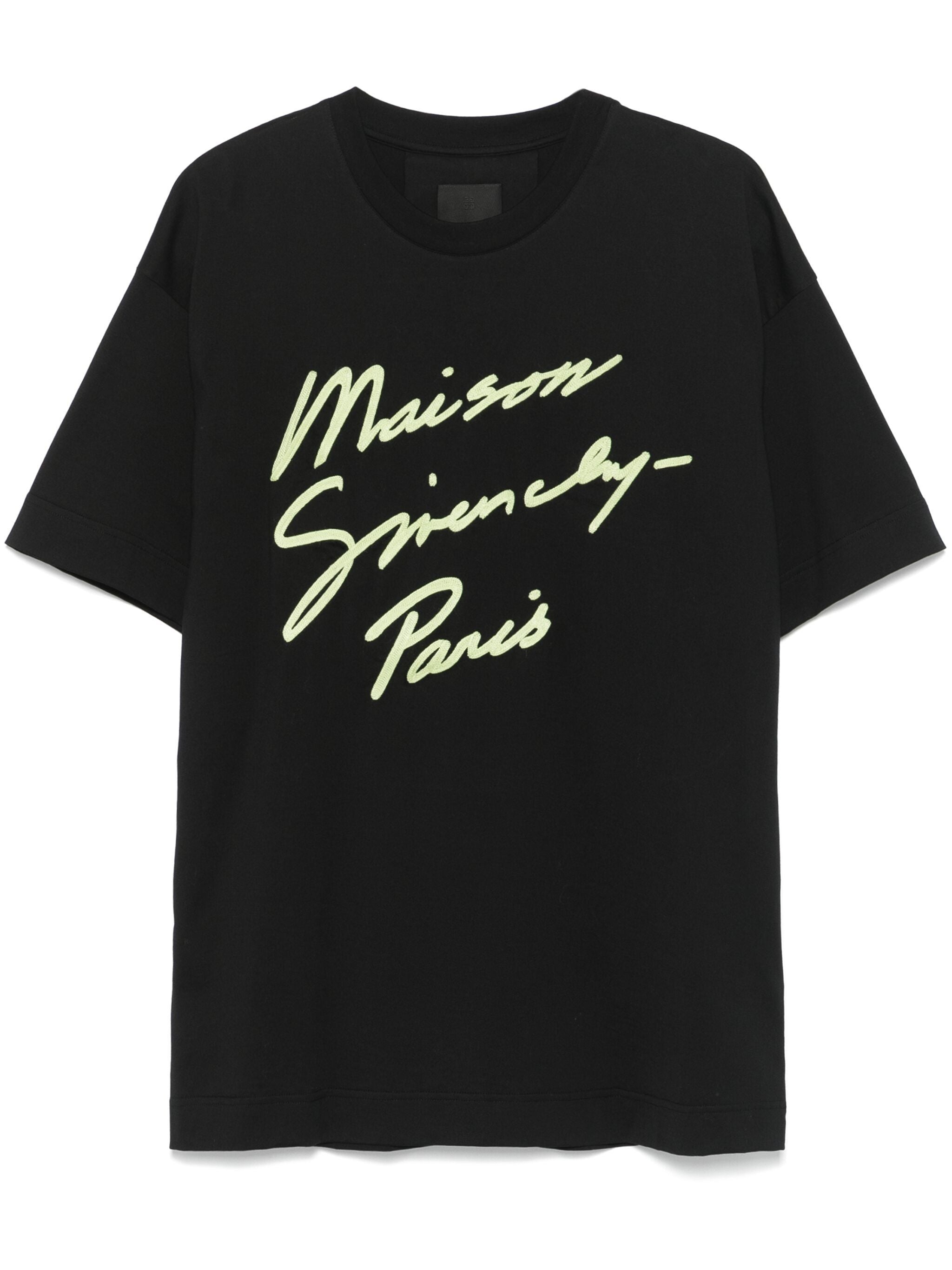 Logo-embroidered T-shirt - 1