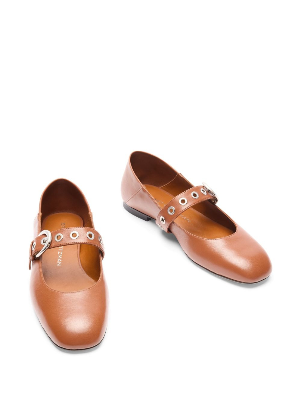 Supermoto Mary Jane buckle-detail ballet flats - 3