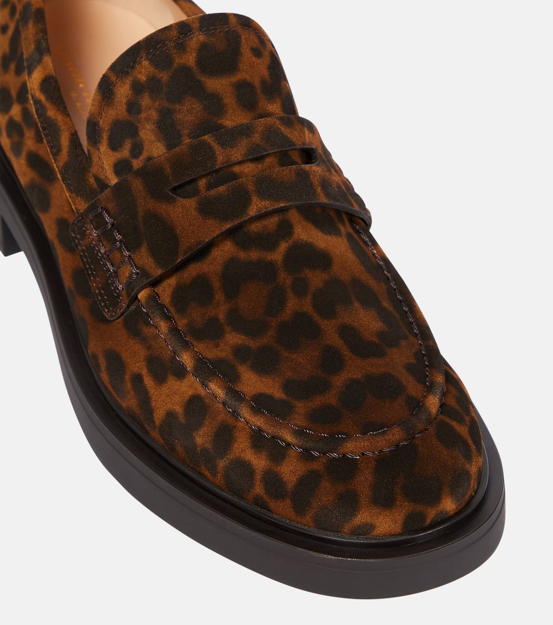 Harris leopard-print suede loafers - 6