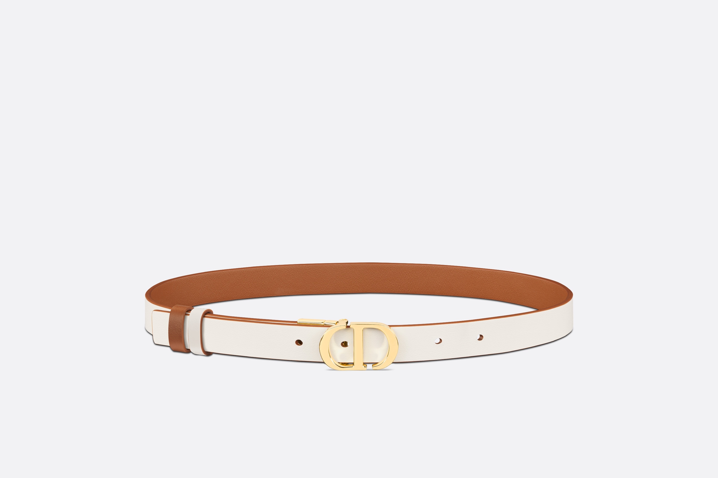 【関税&送料込】Dior 30 Montaigne Reversible Belt 30 Montaigne Reversible Belt Blue Smooth Calfskin and Dior
