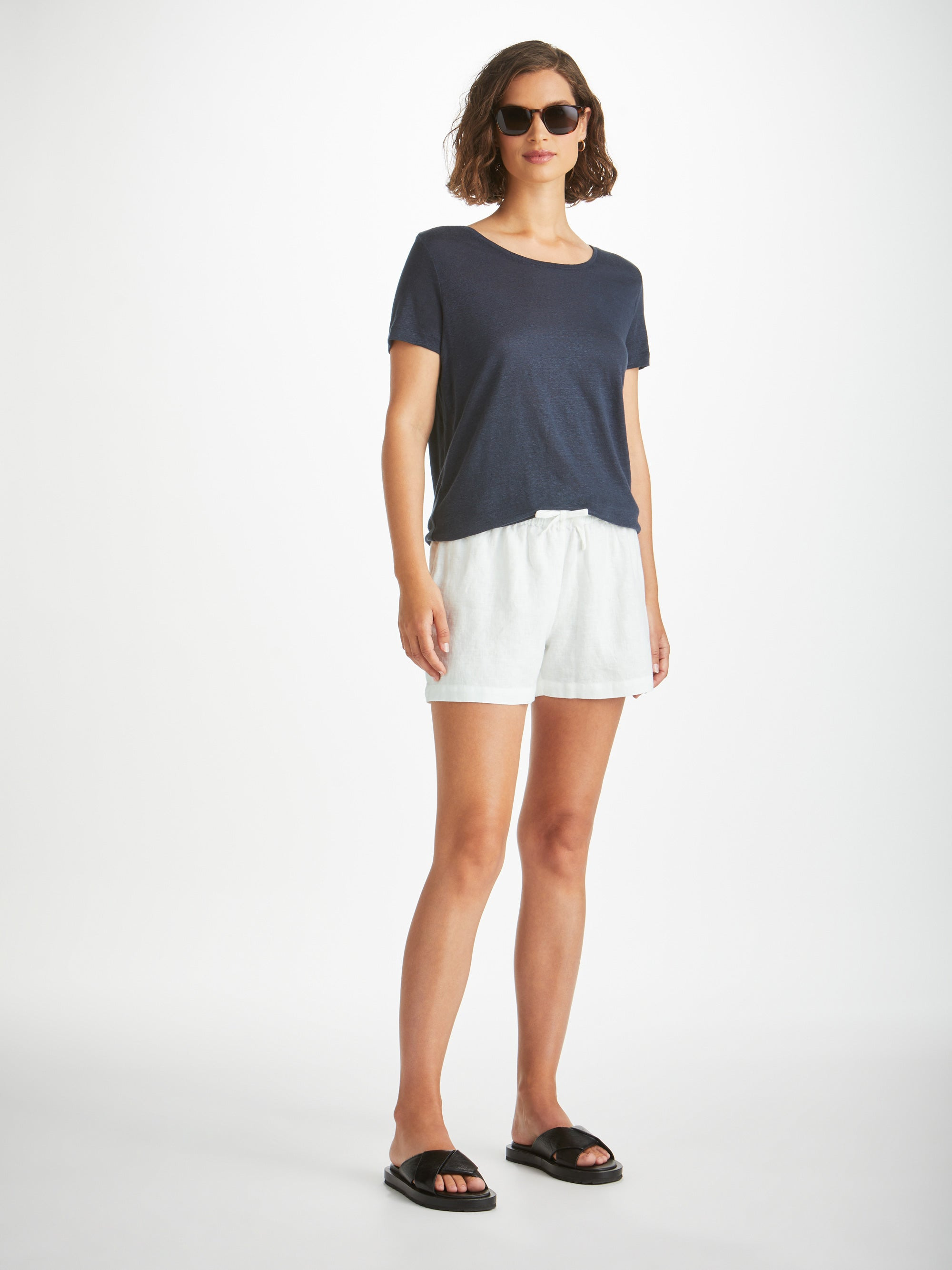 Women's Shorts Vienna Linen White - 4