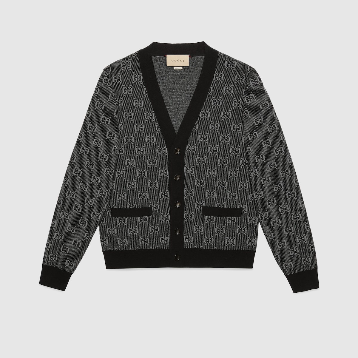 Gucci horsebit-motif wool jumper - Black