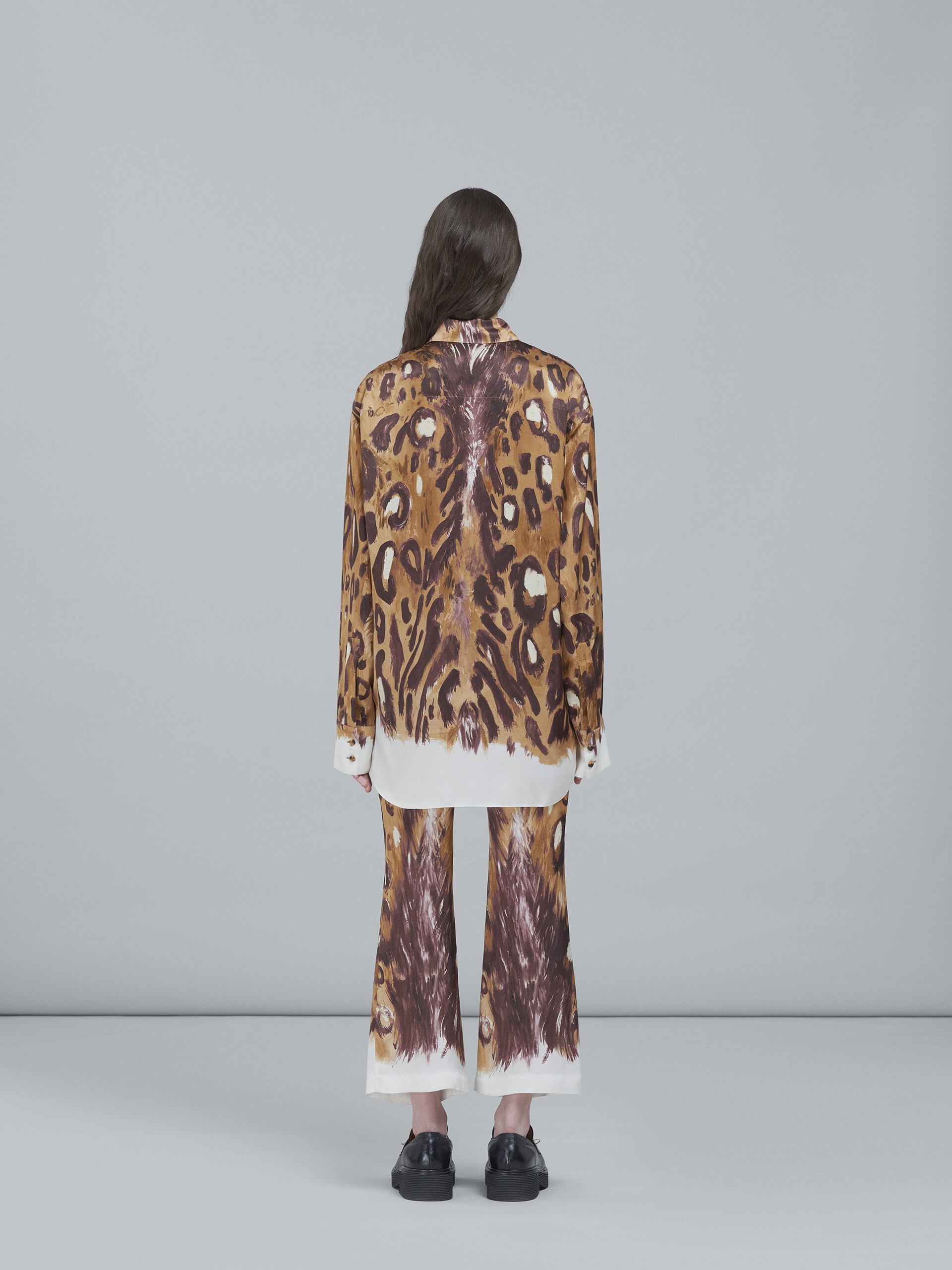 WILD BUNCH PRINT SABLÉ PANTS - 3