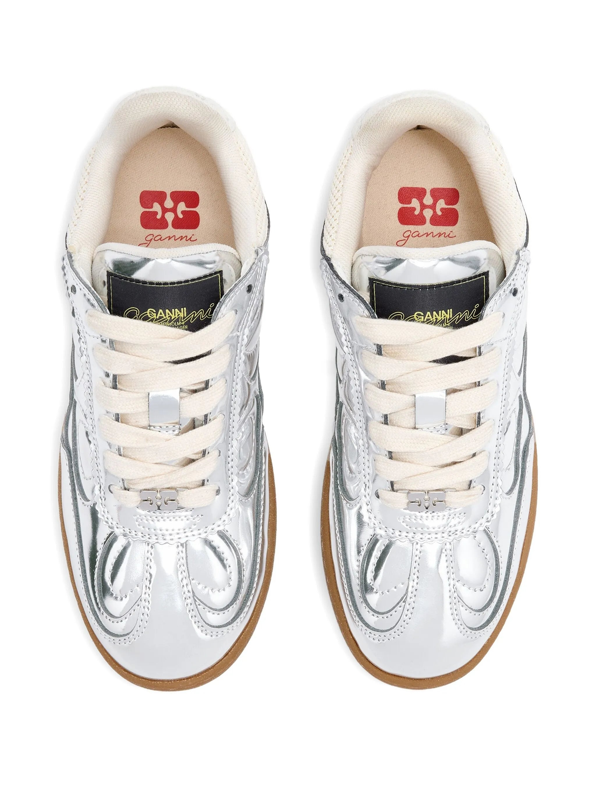 Ganni Panelled Sneakers - 3