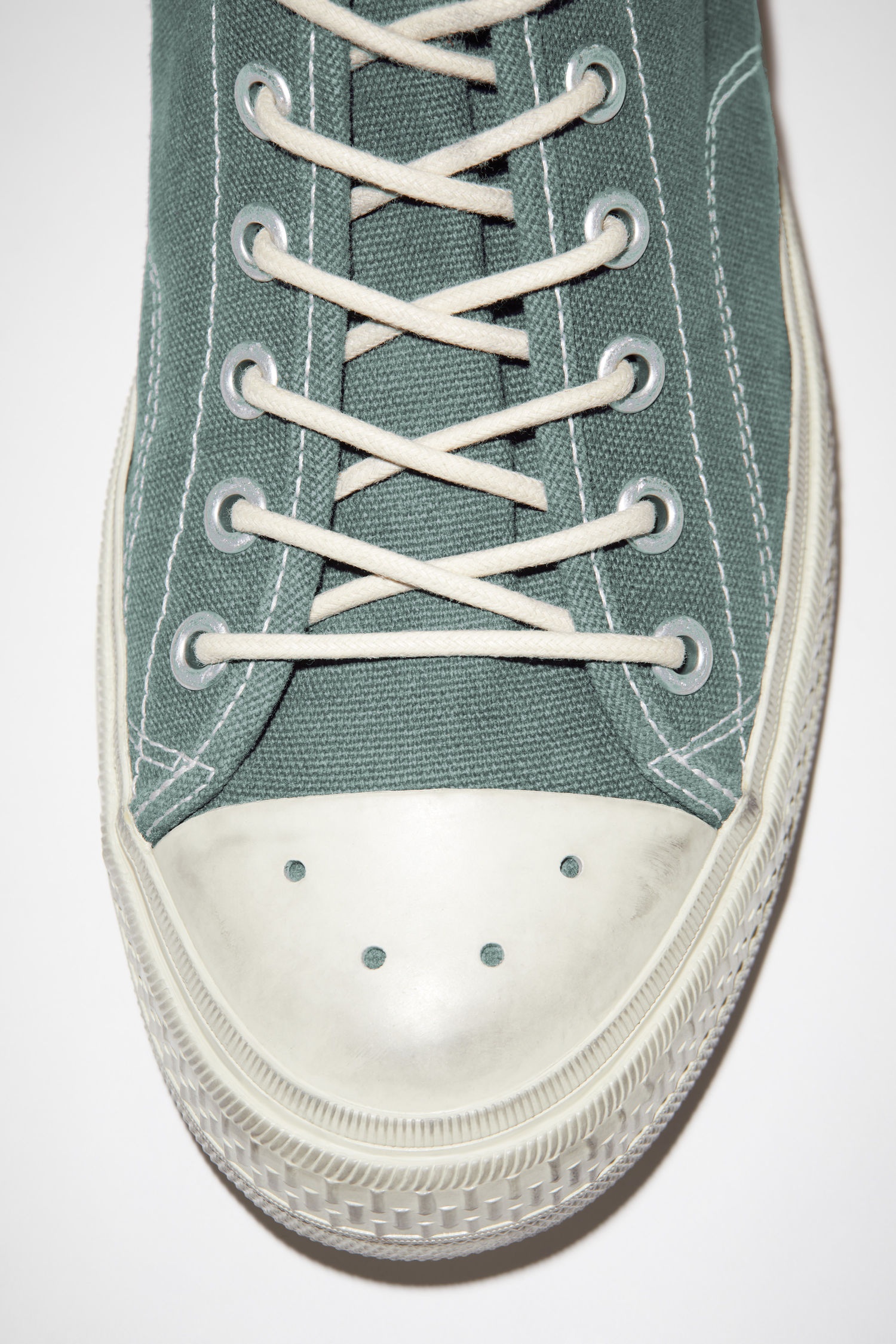 Canvas sneakers - Pine green - 6