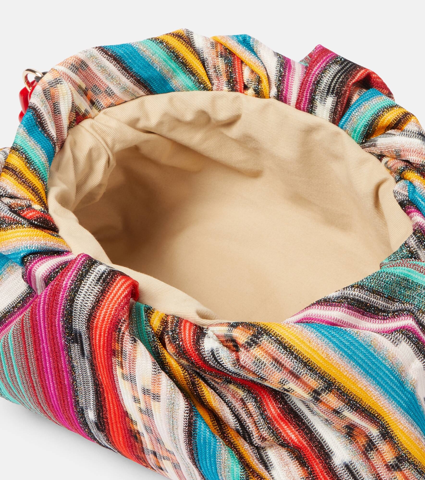 Striped shoulder bag - 3