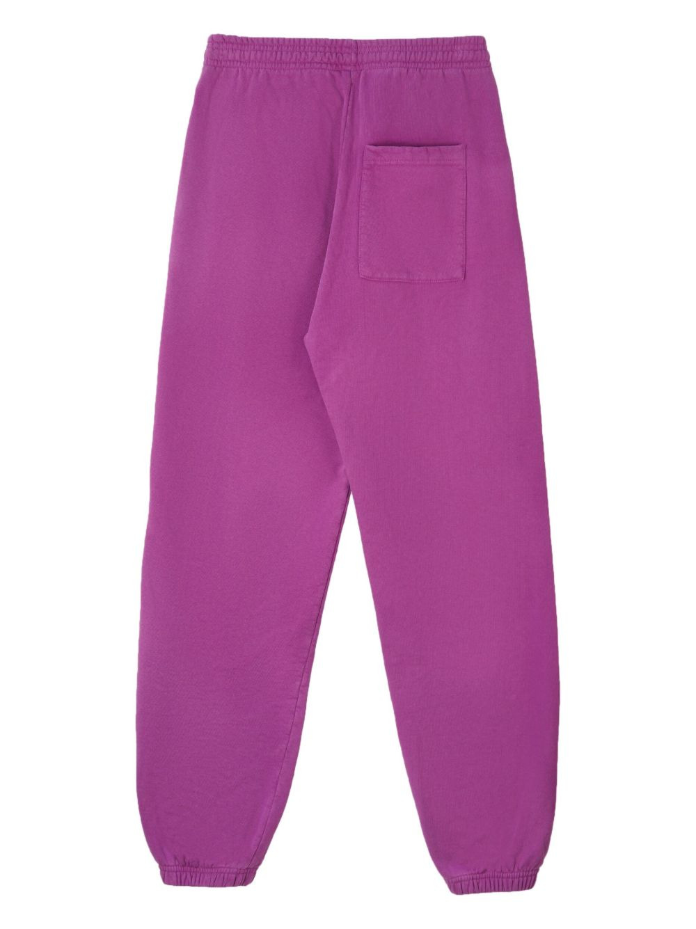 embroidered-logo cotton track pants - 3