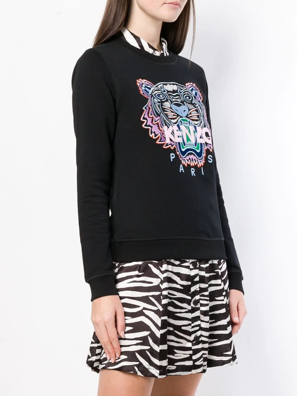 Tiger embroidered sweatshirt - 3