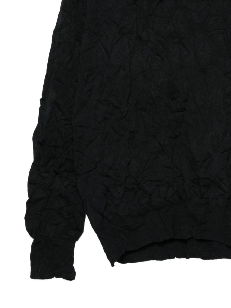 crinkled-effect sweater 3