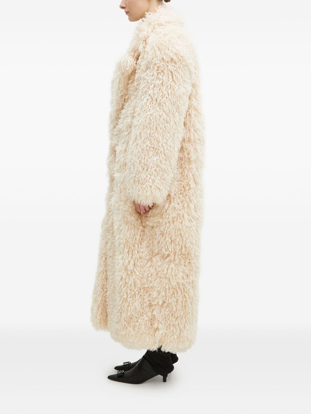 teddy long coat - 2