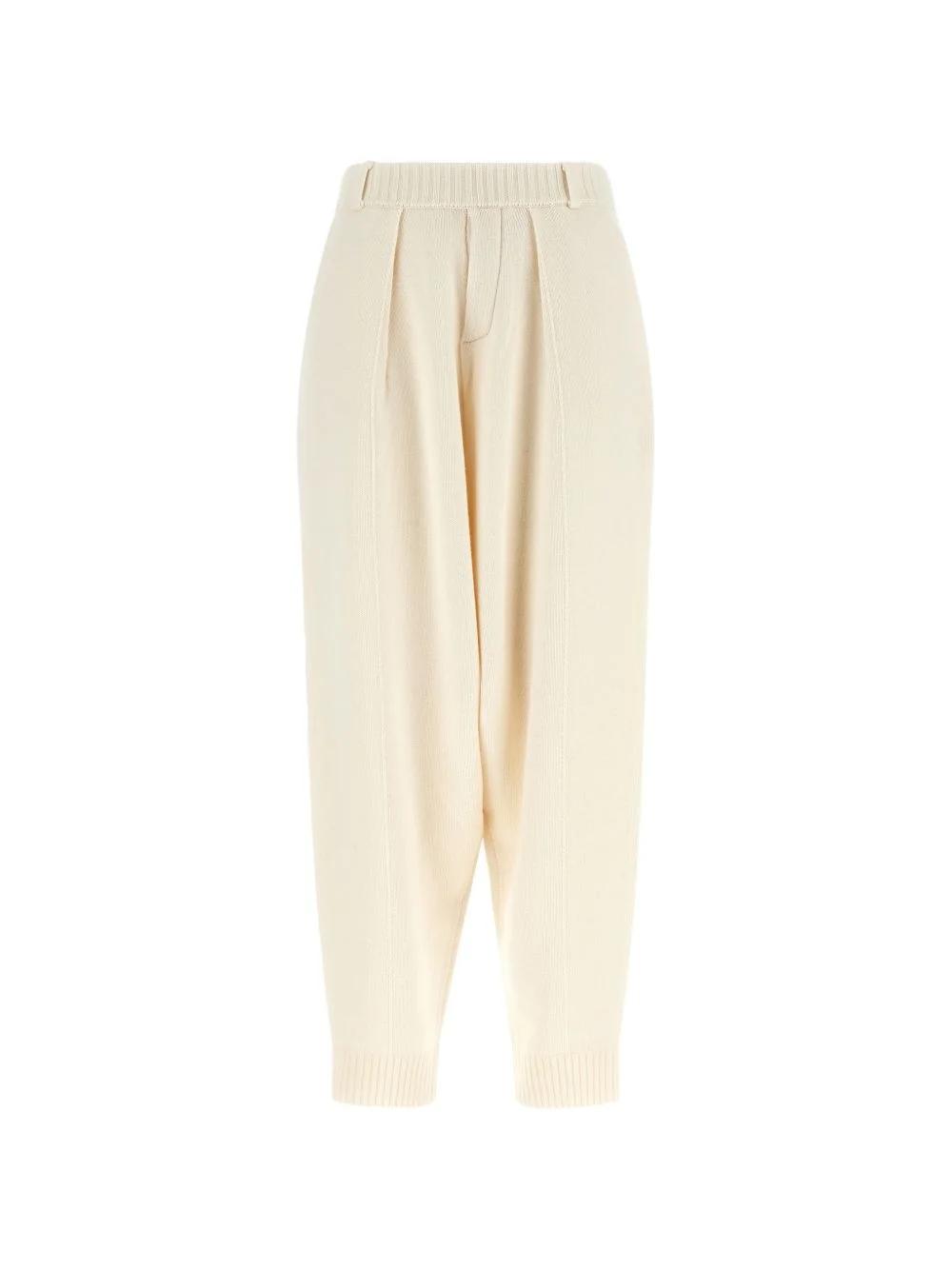 Sarouel ribbed-knit trousers - 1