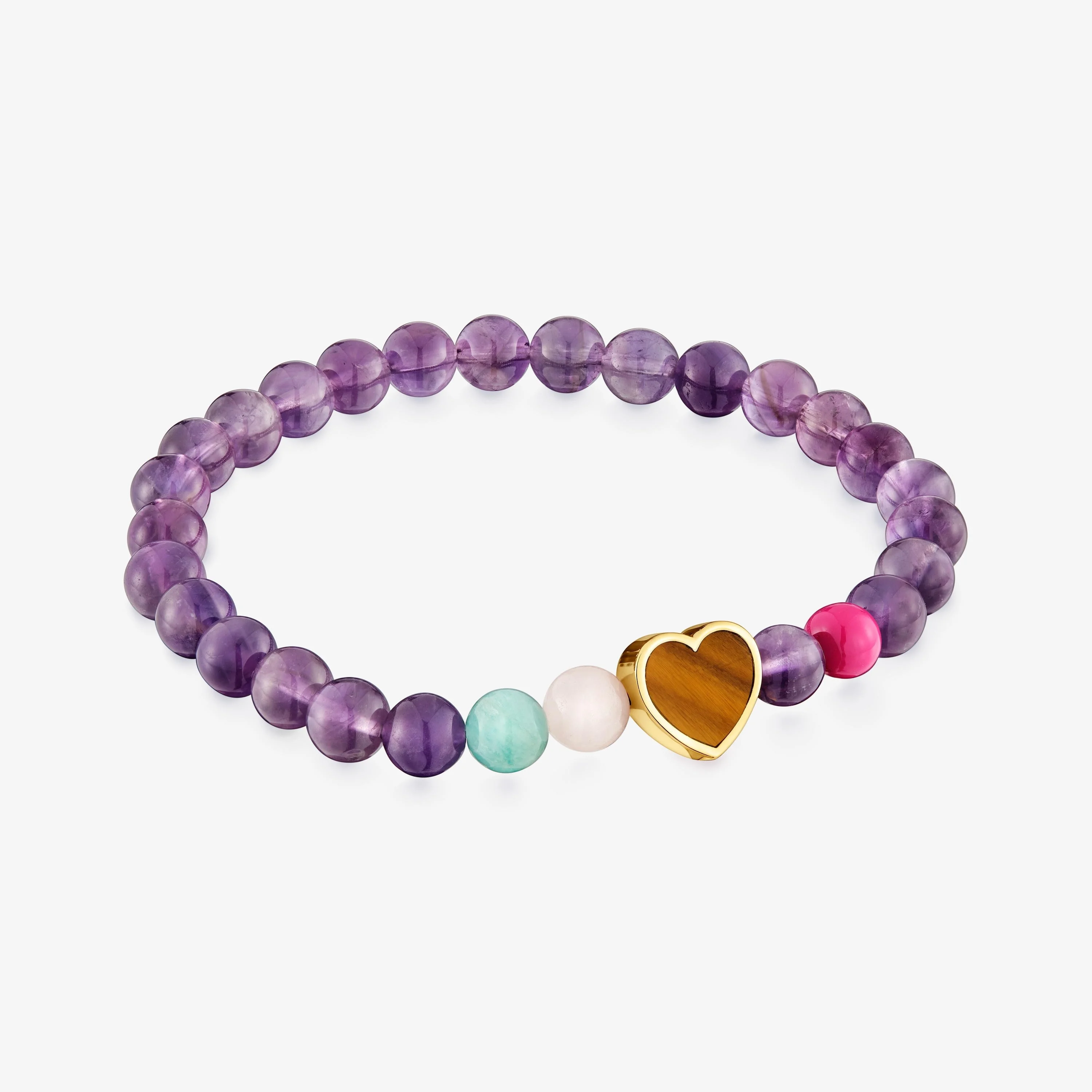 Elastic heart bracelet with gemstones TOUS Eureka - 1